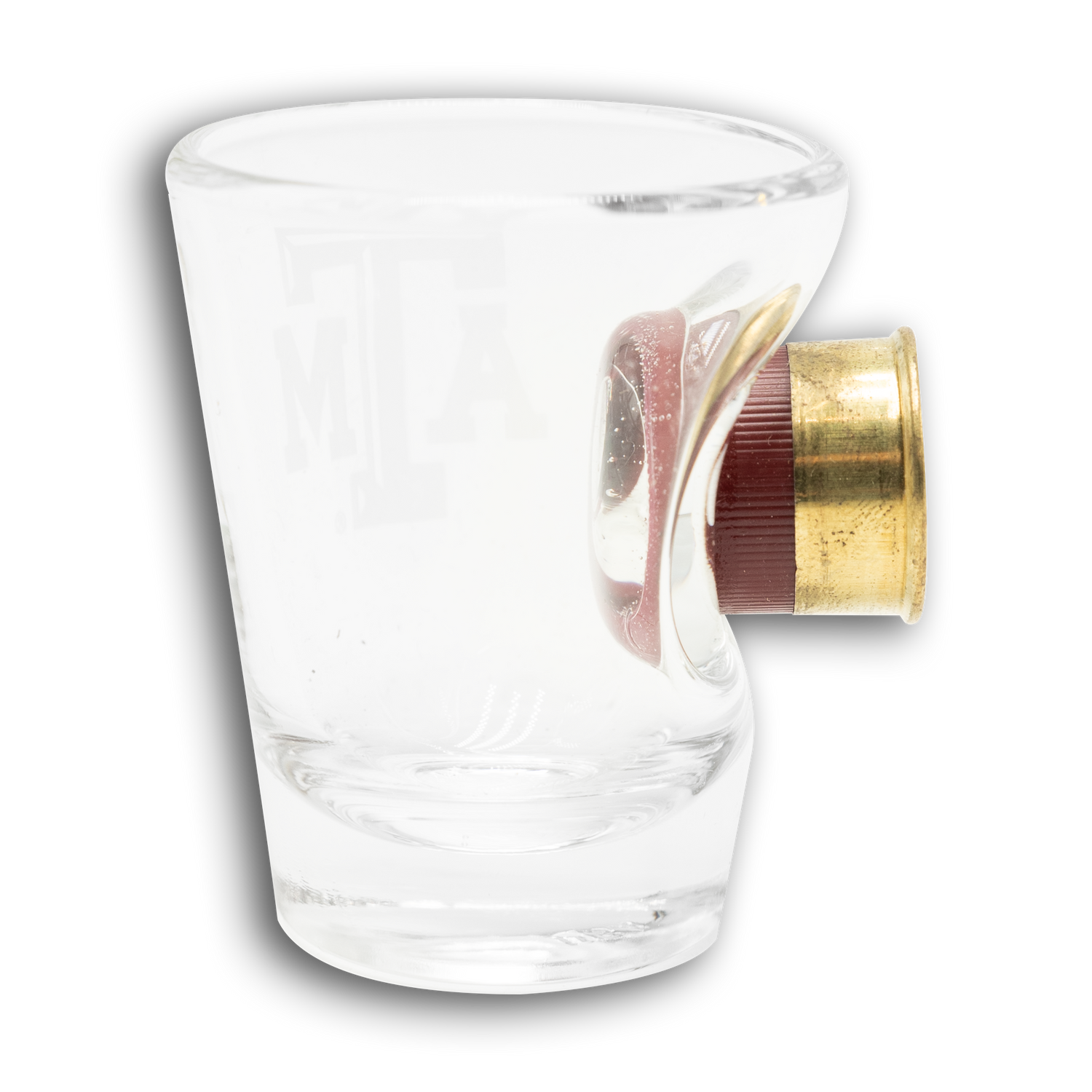 2 oz Texas A&M Shot Glass with Shotgun Shell