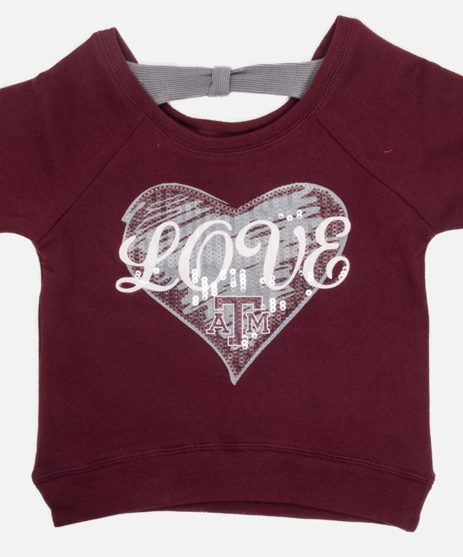 Colosseum Texas A&M Toddler Love Fleece