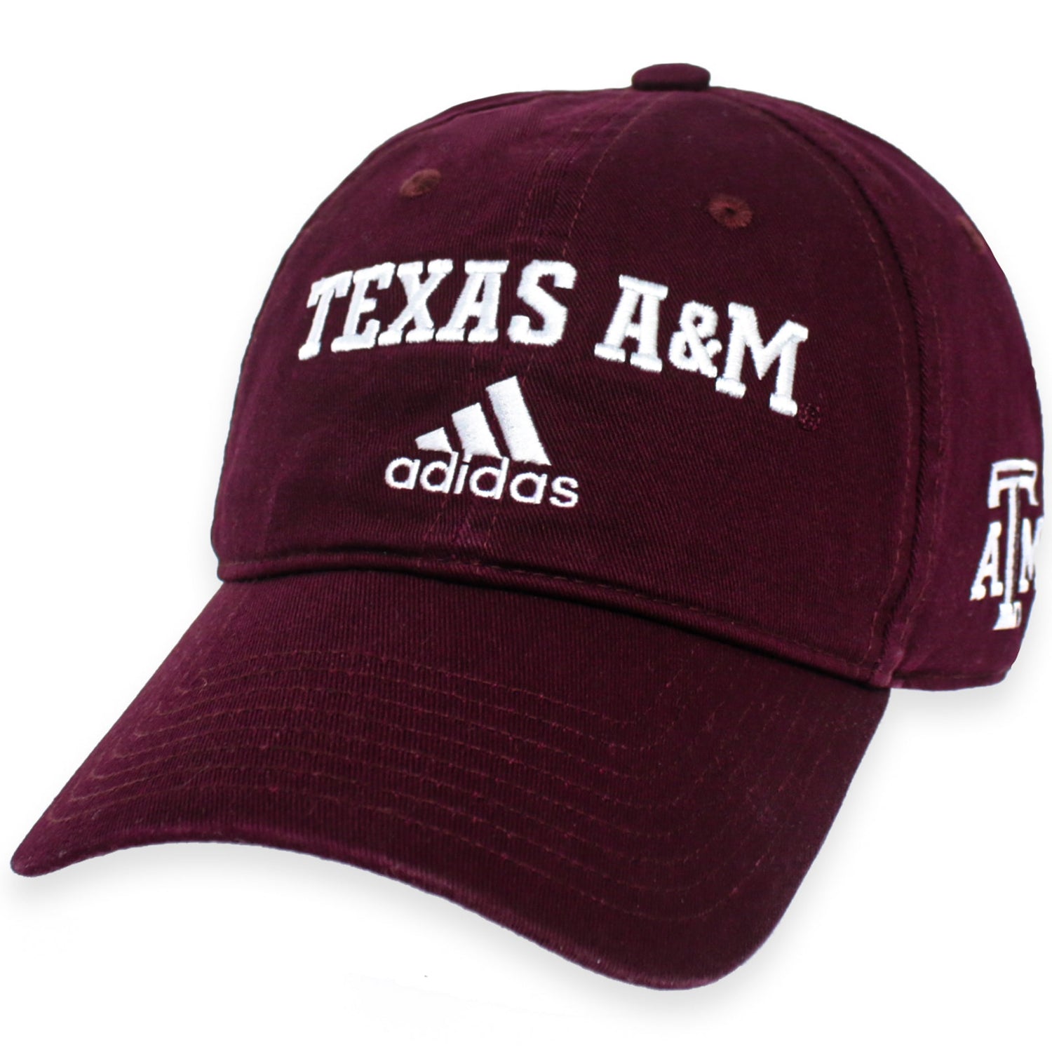 Texas A&M Adidas Wordmark Cotton Slouch Cap
