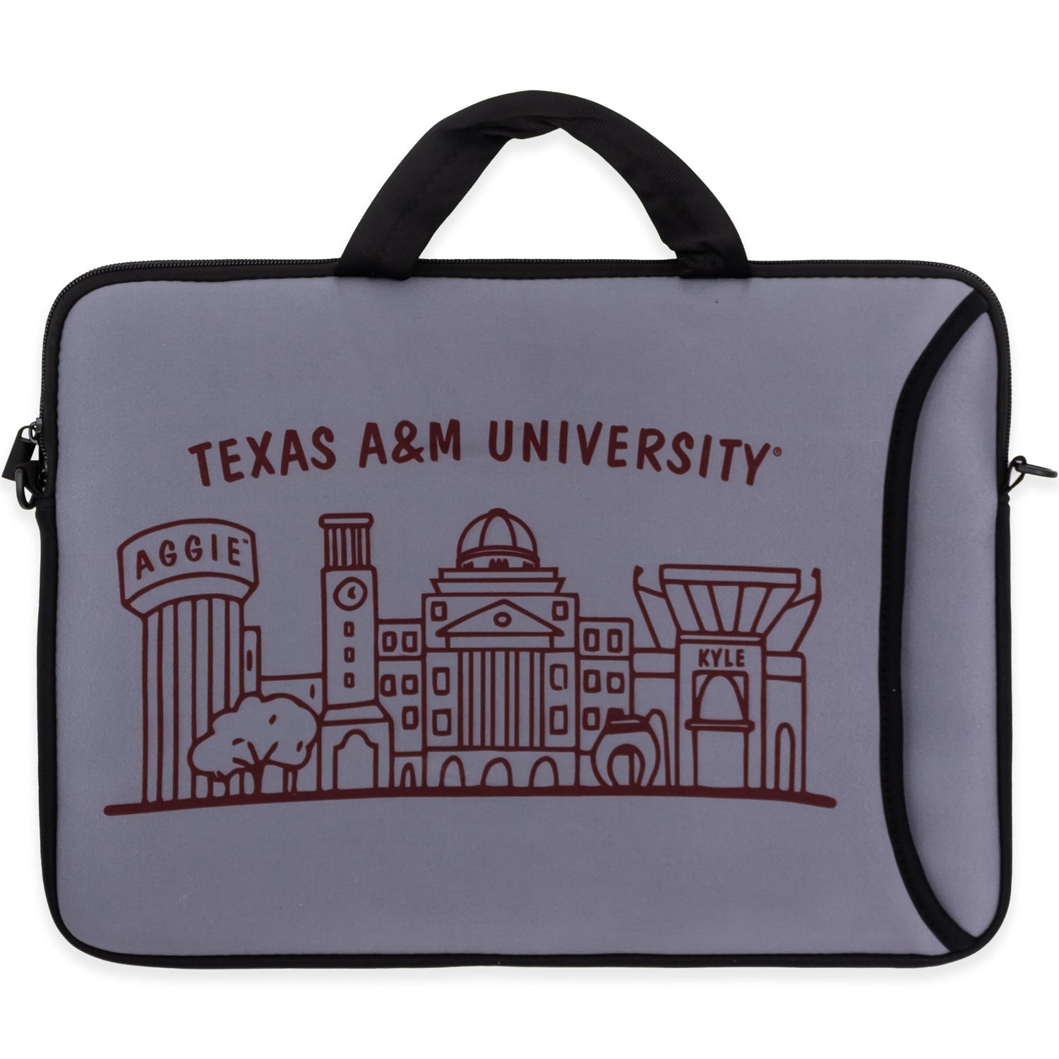 Texas A&M Aggie Skyline Laptop Case