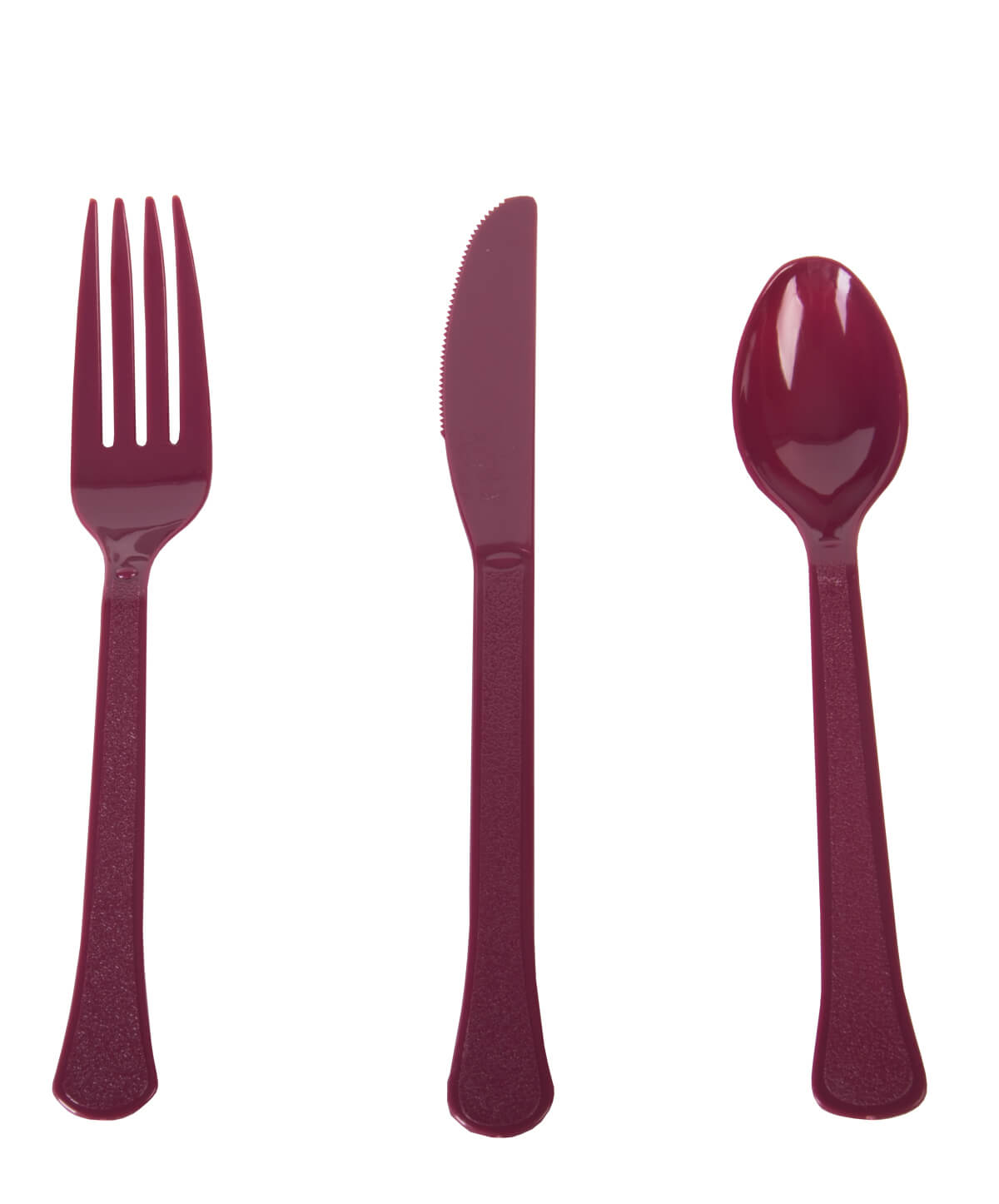 Maroon 24ct Assorted Heavy Cutlery