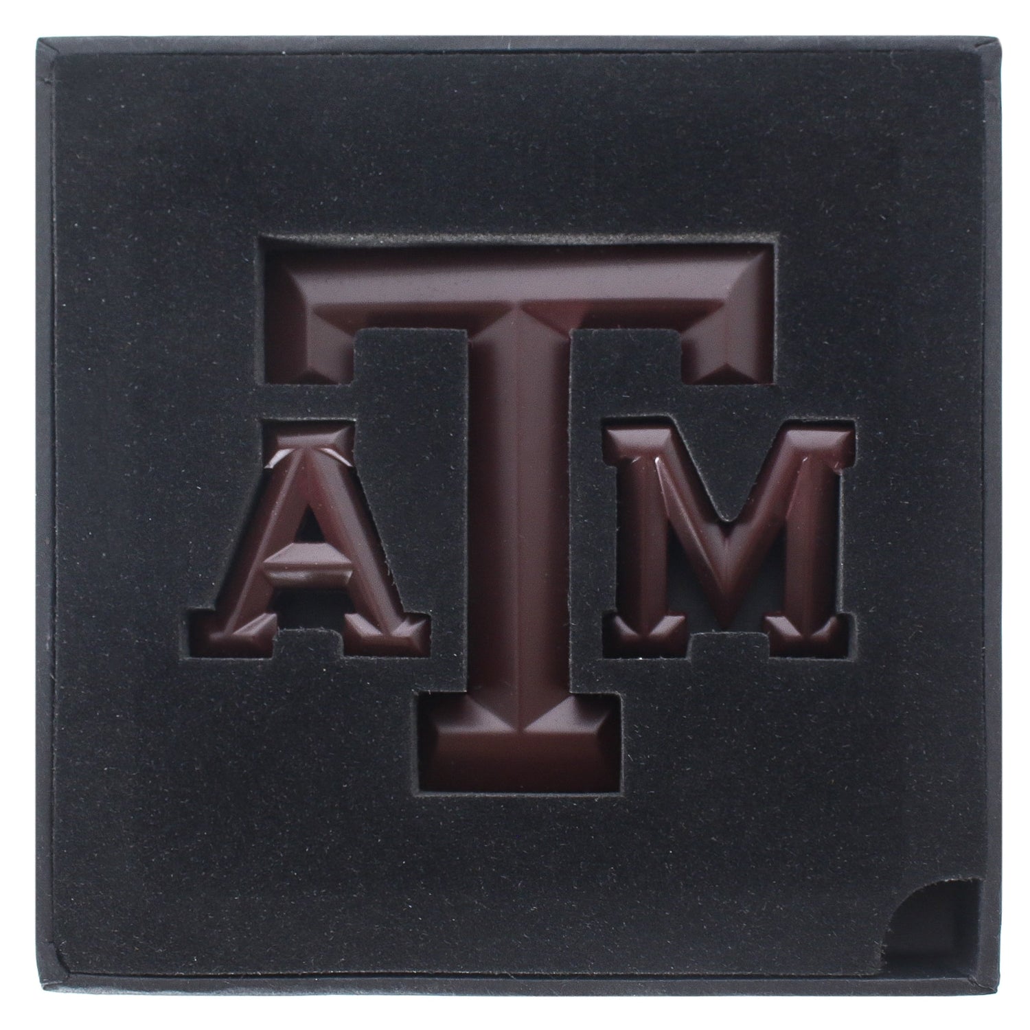 Texas A&M Matte Maroon Block Emblem
