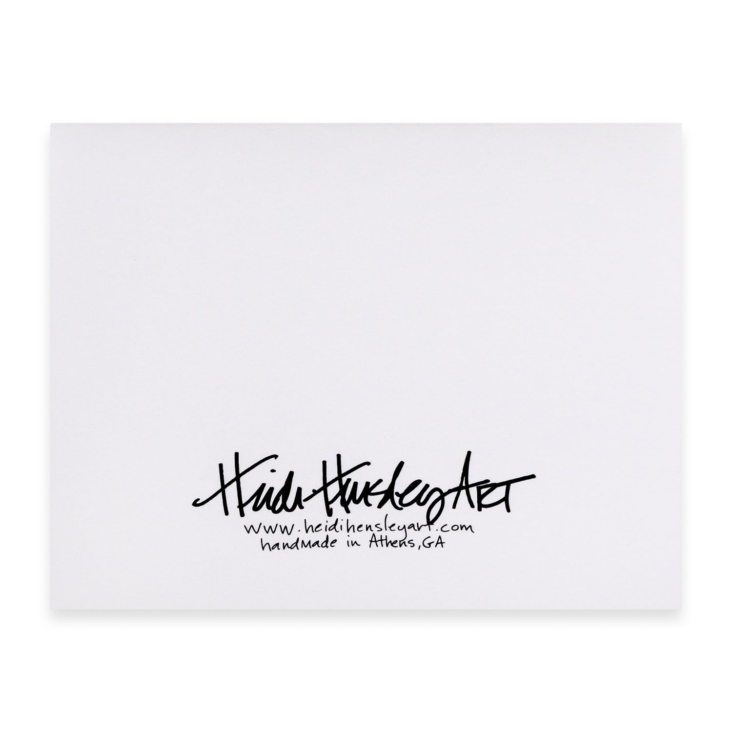 Texas A&M Heidi Hensley Notecard