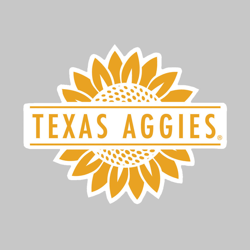 Texas Aggies Sunflower Dizzler Sticker