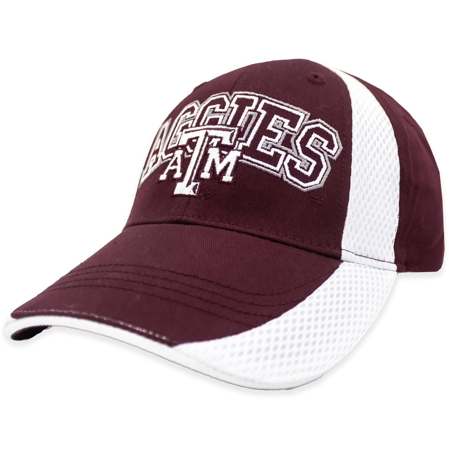 Texas A&M Aggies White Line Hat