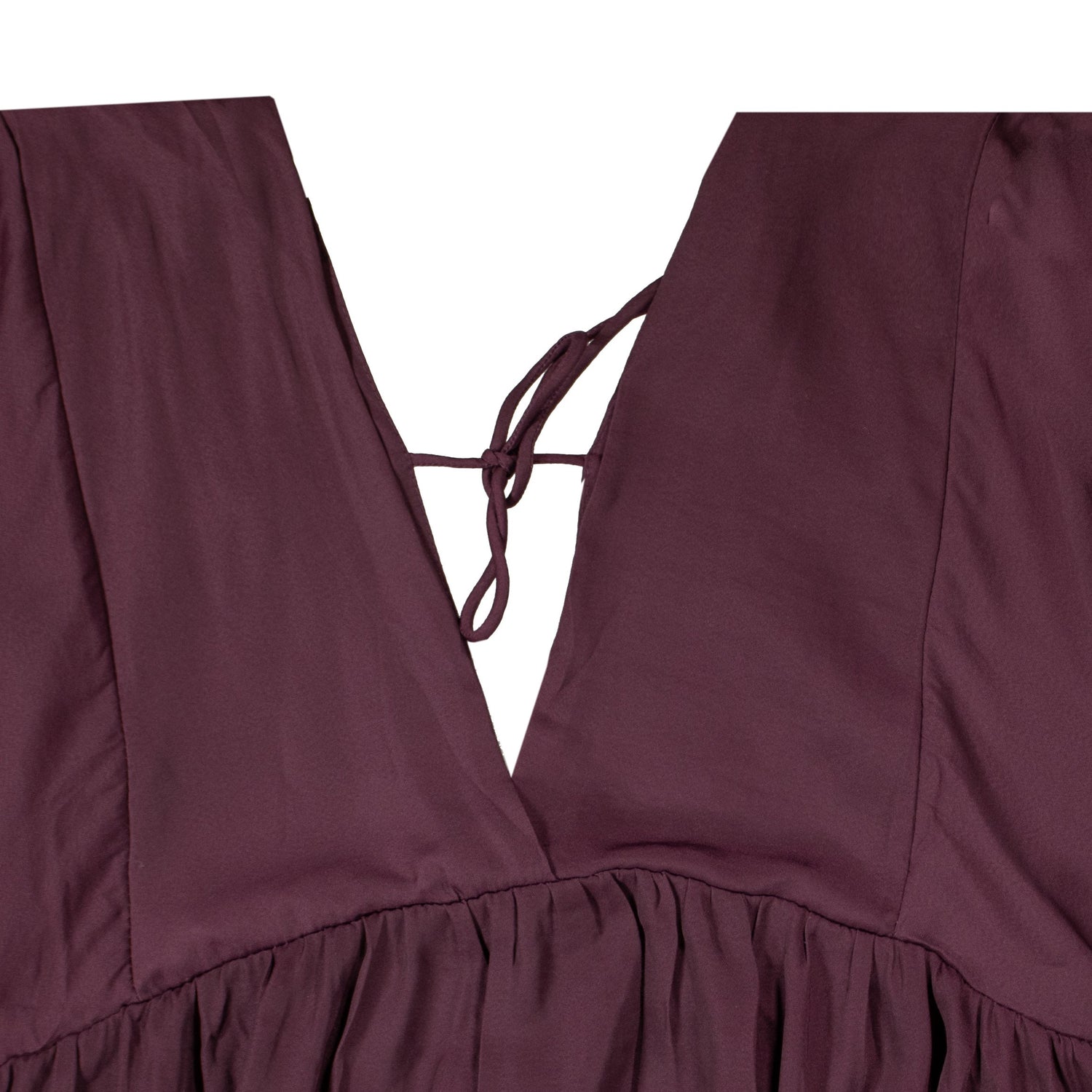 V-Neck Tie Back Dress