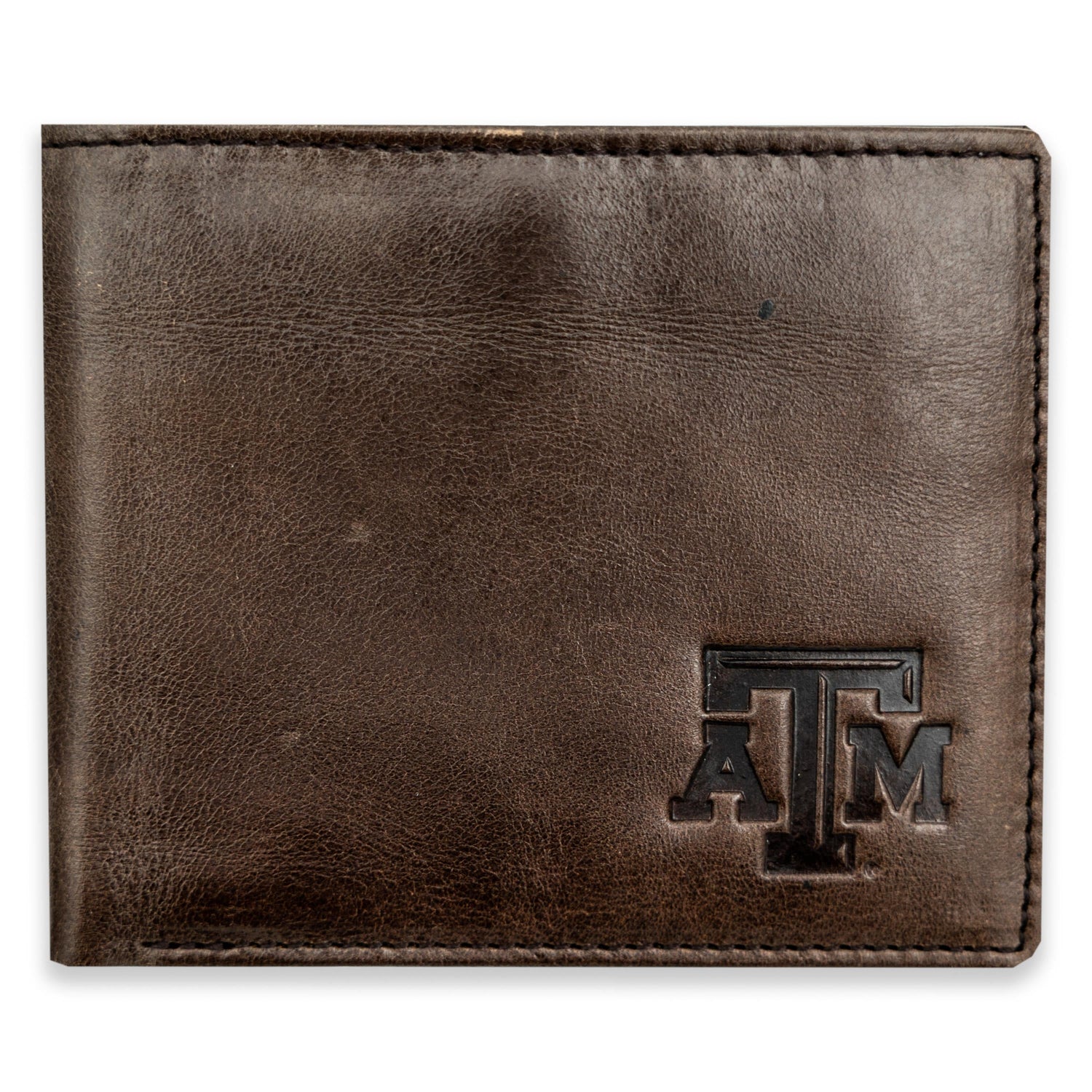 Texas A&M Zulu Leather Bifold Wallet