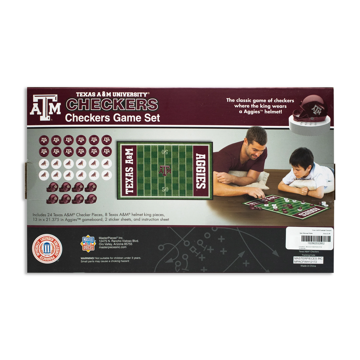 Texas A&M Football Checkers