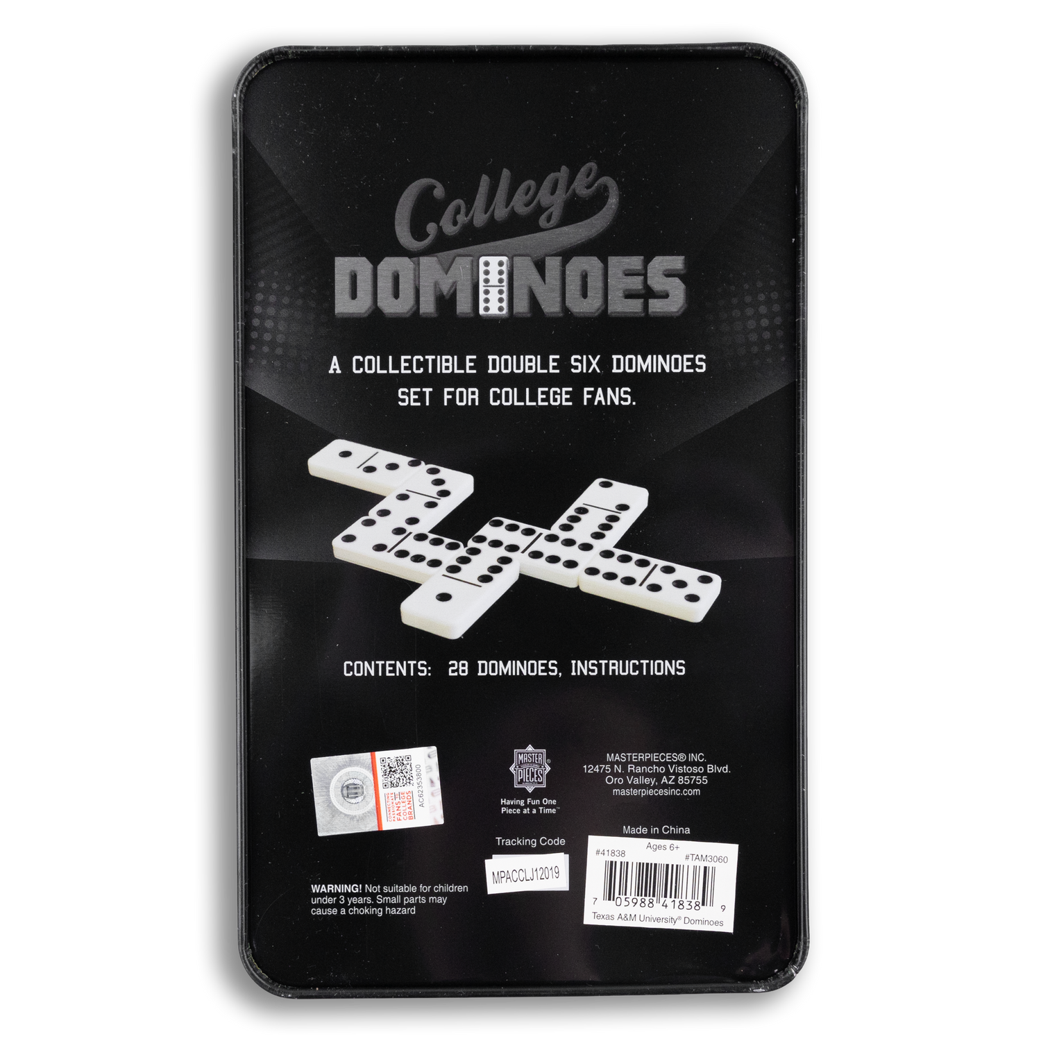 Texas A&M College Domino Set
