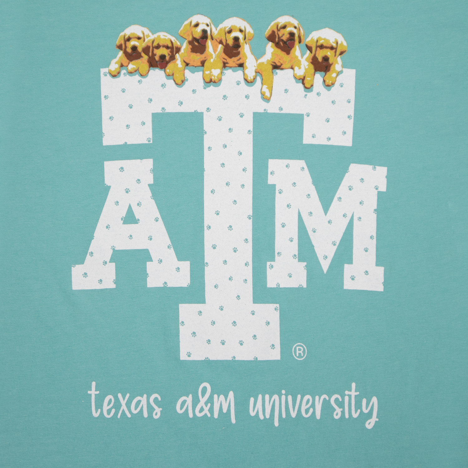 Texas A&M Puppy Paws Youth T-Shirt