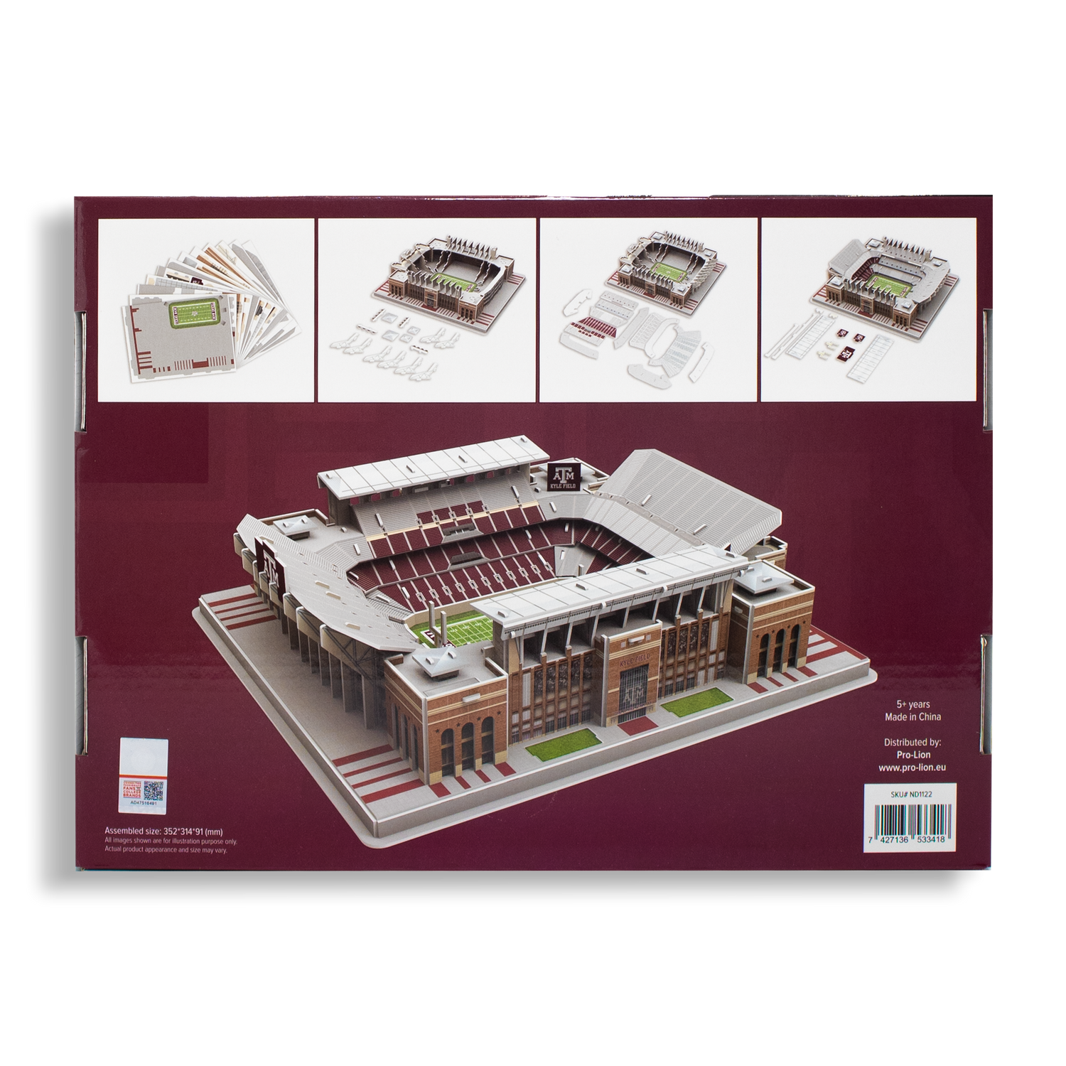 Texas A&M 3D Kyle Field Stadium 178 Piece Puzzle