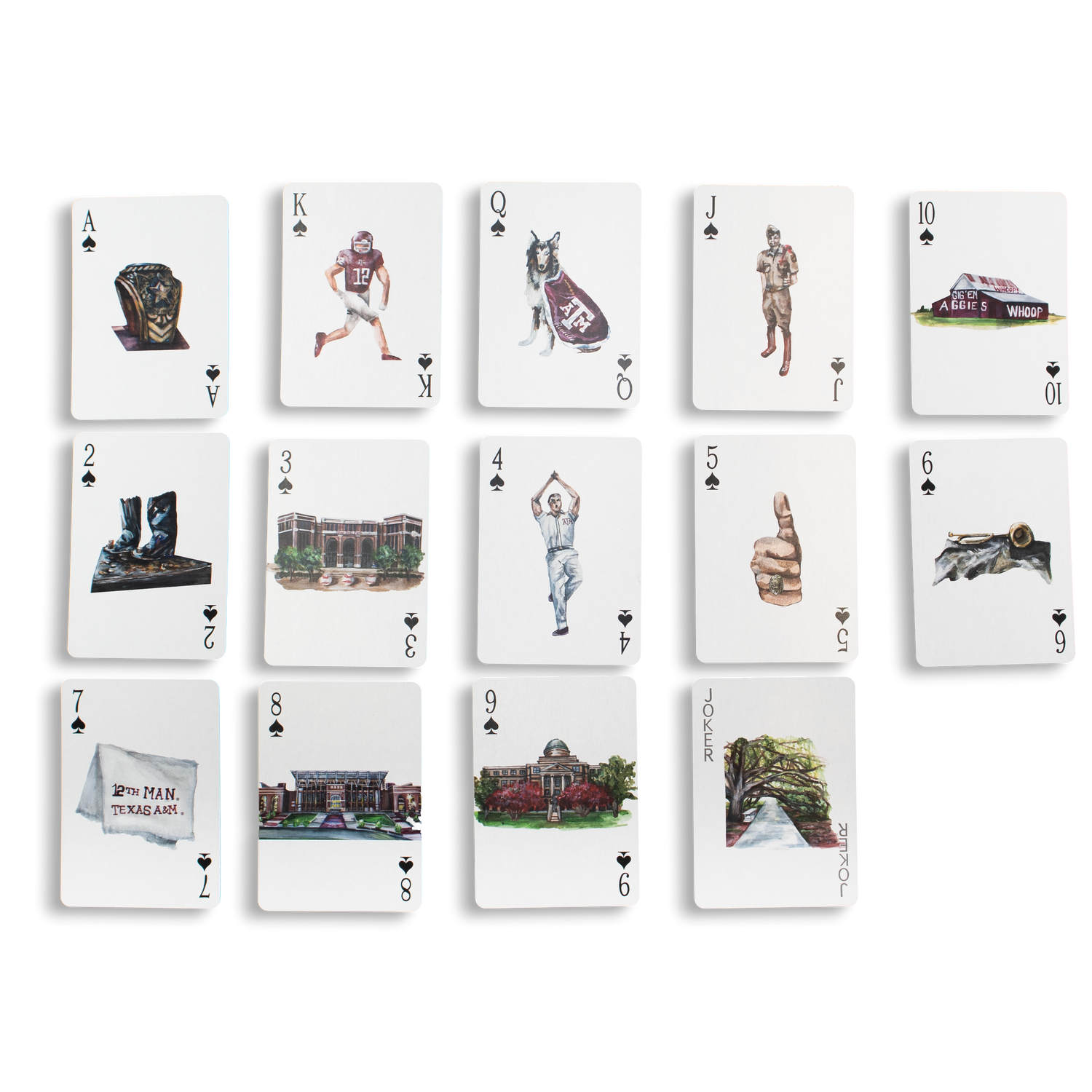 Texas A&M Foster Playing Cards