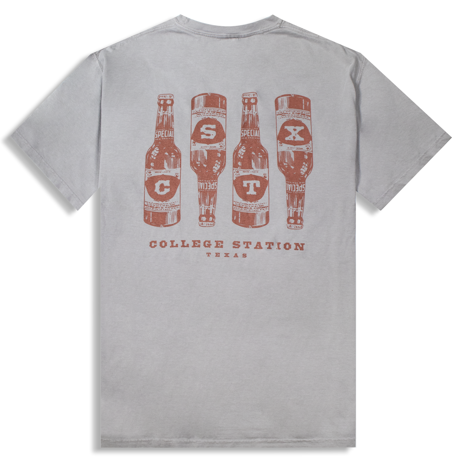 CStat Bottles Line Up Grey T-Shirt