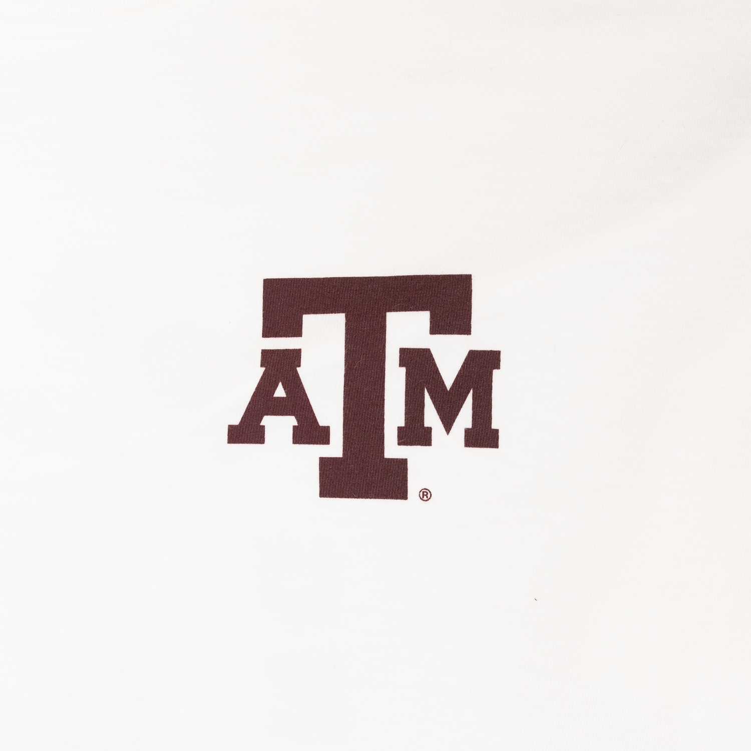 Texas A&M Aggie Baseball Swing for the Tracks White T-Shirt