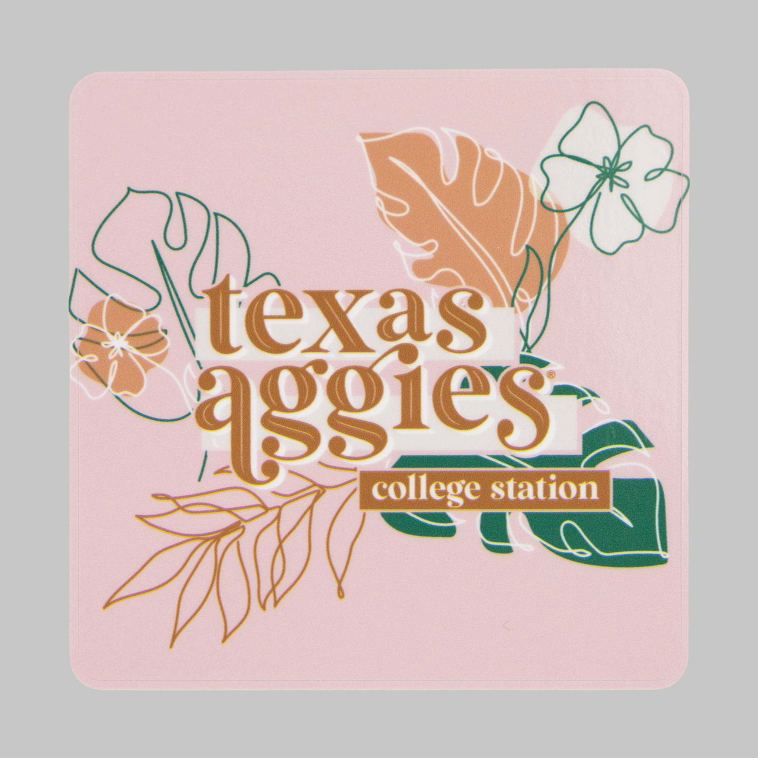 Texas Aggies Leaves Dizzler Sticker