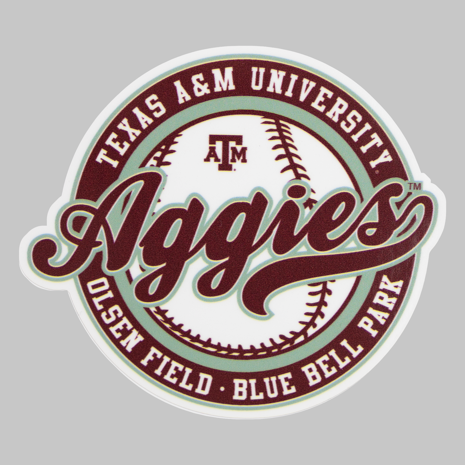 Aggies Baseball Dizzler Sticker