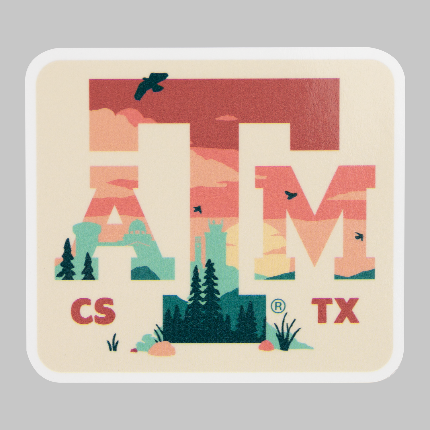 Texas A&M Skyline Dizzler Sticker