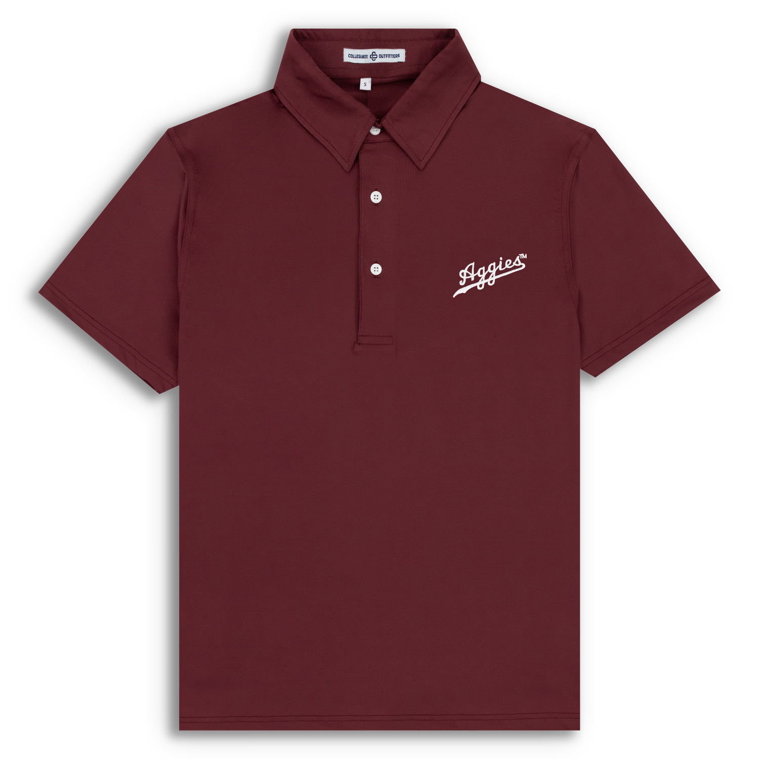 Aggies Script Maroon Polo