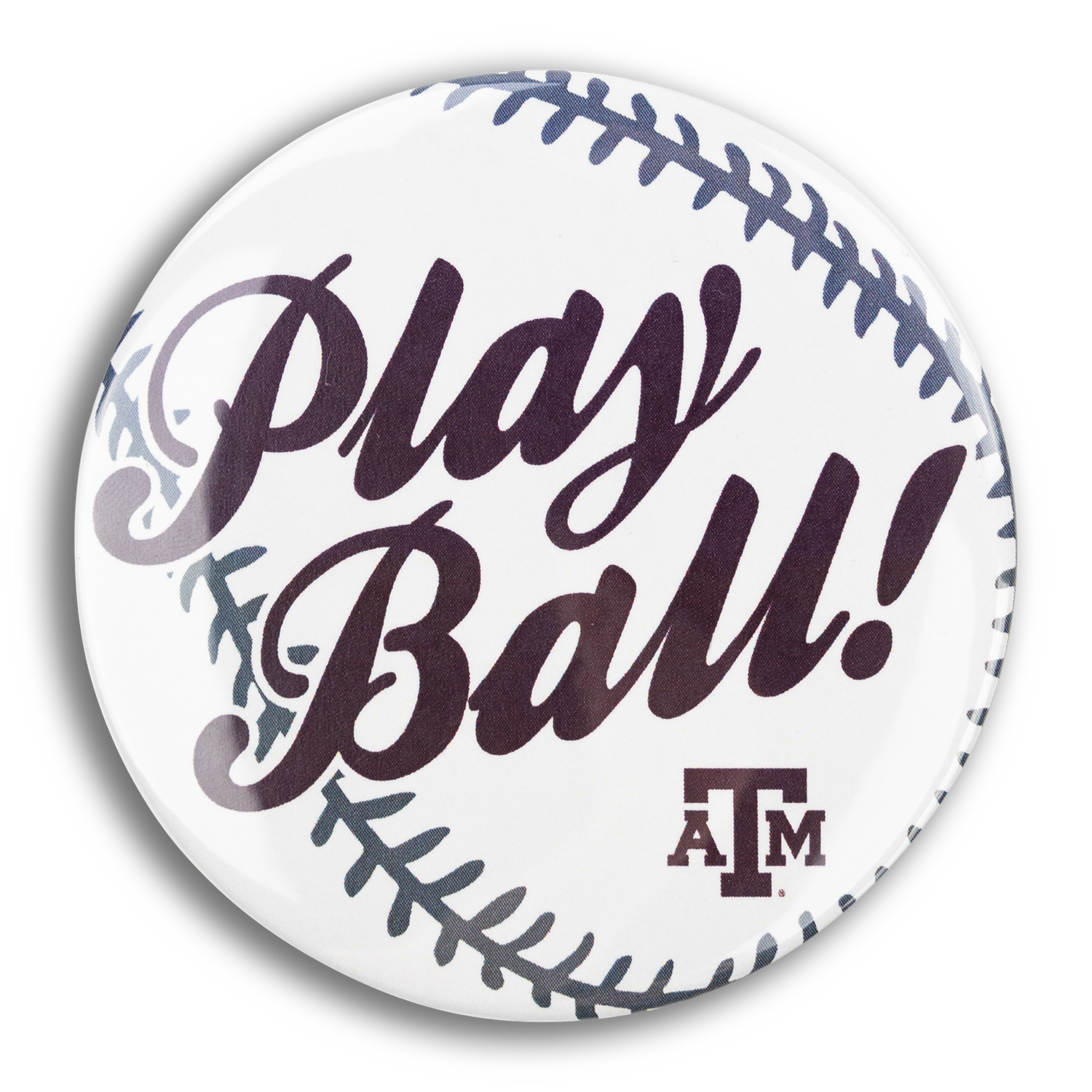 Play Ball Baseball Button