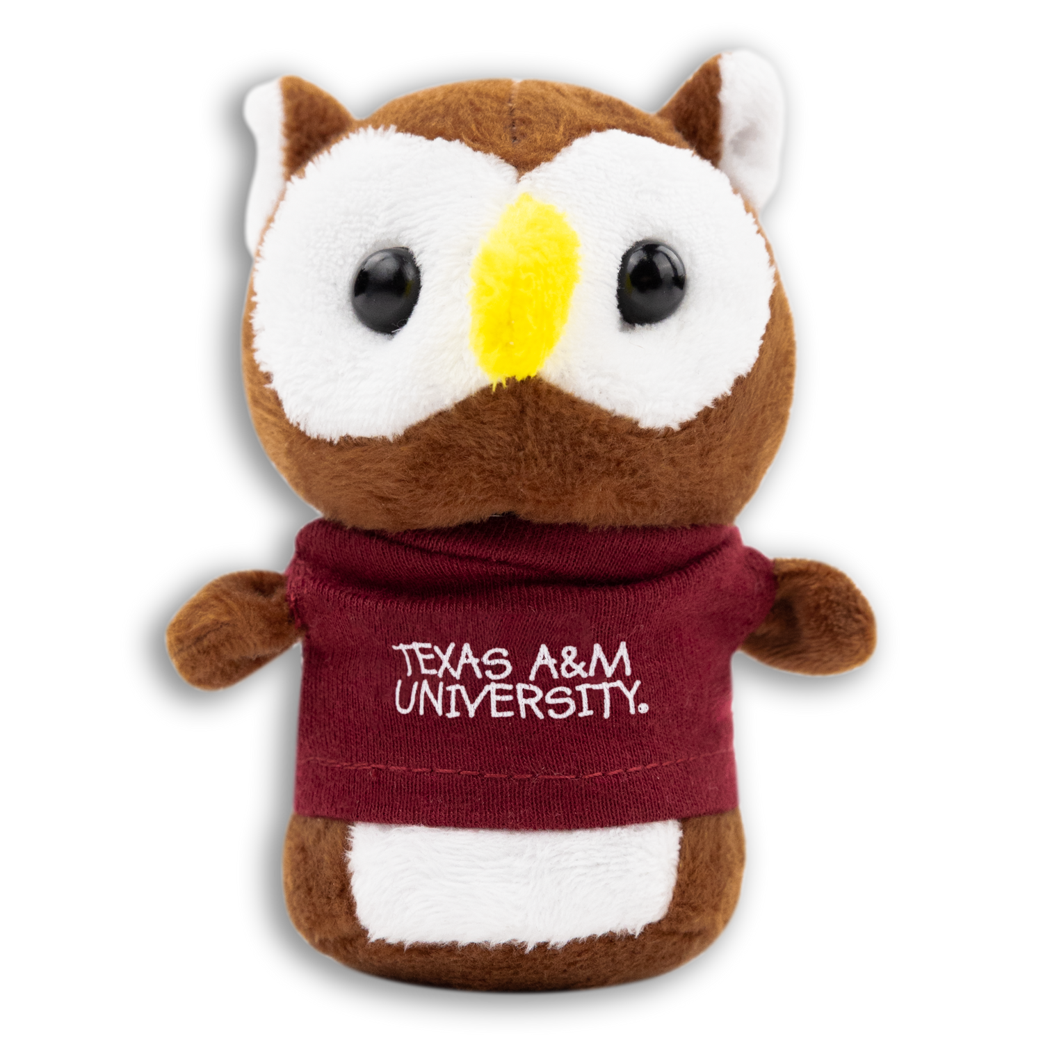 Texas A&M University Perky Owl Shorties Plush Toy