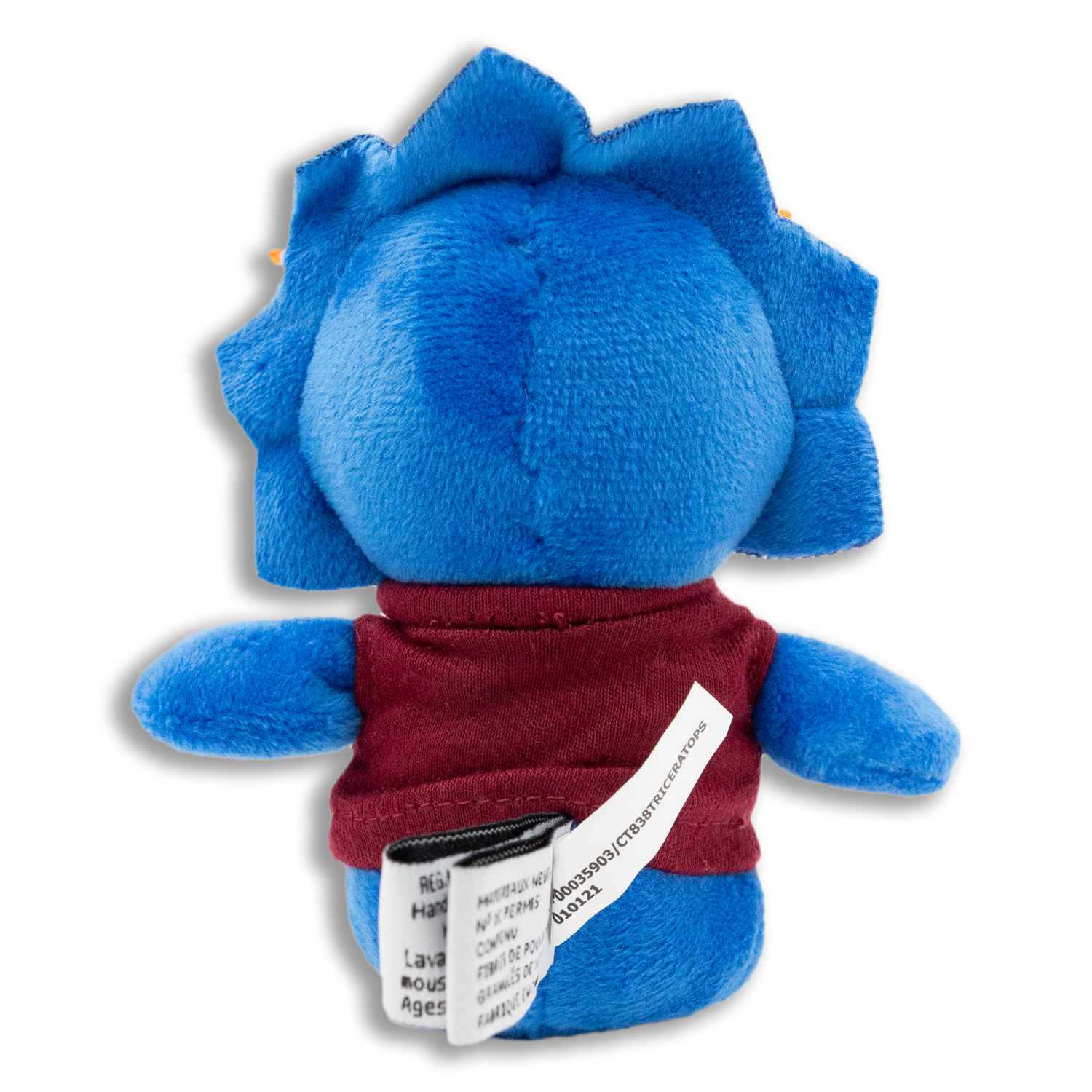 Texas A&M University Blue Triceratops Shorties Plush Toy