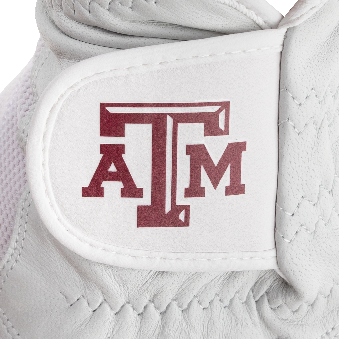 Texas A&M White Single Fit Golf Glove