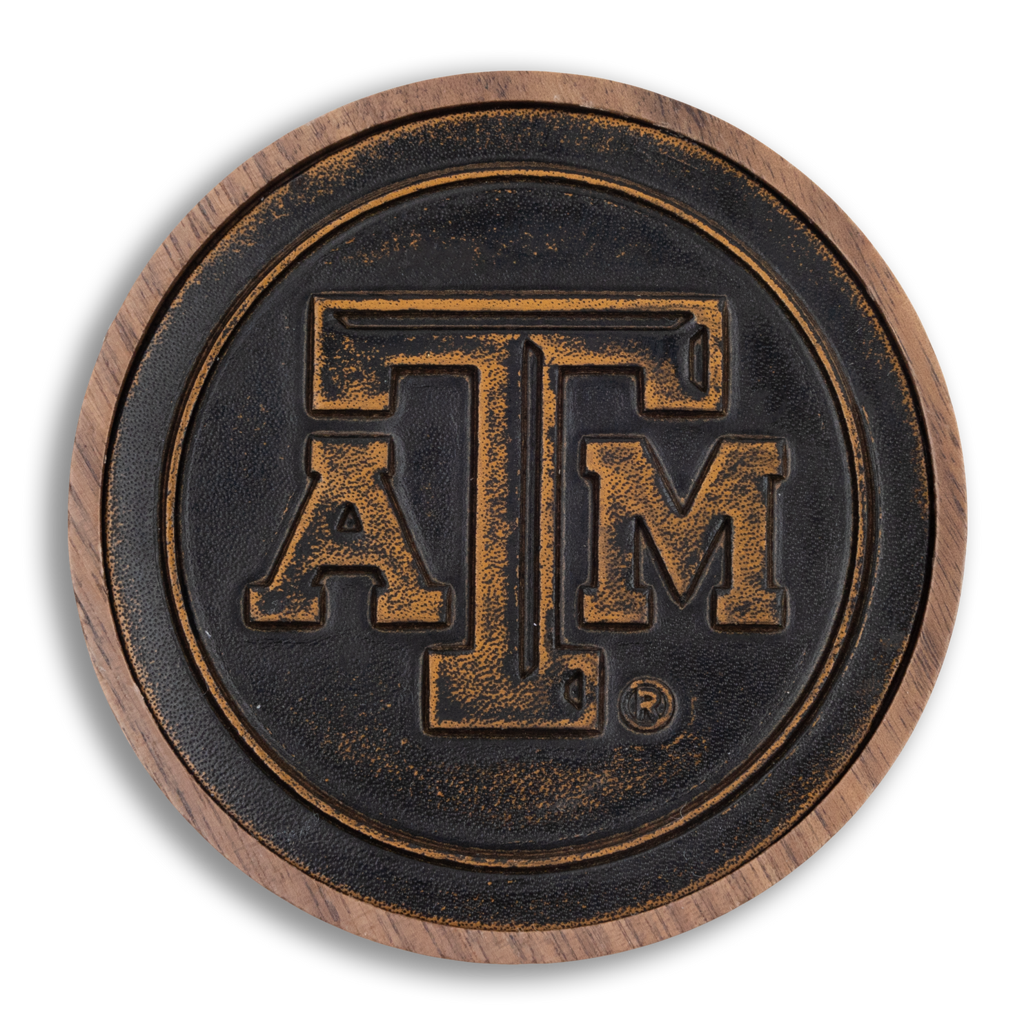 Texas A&M Leather Fridge Magnet