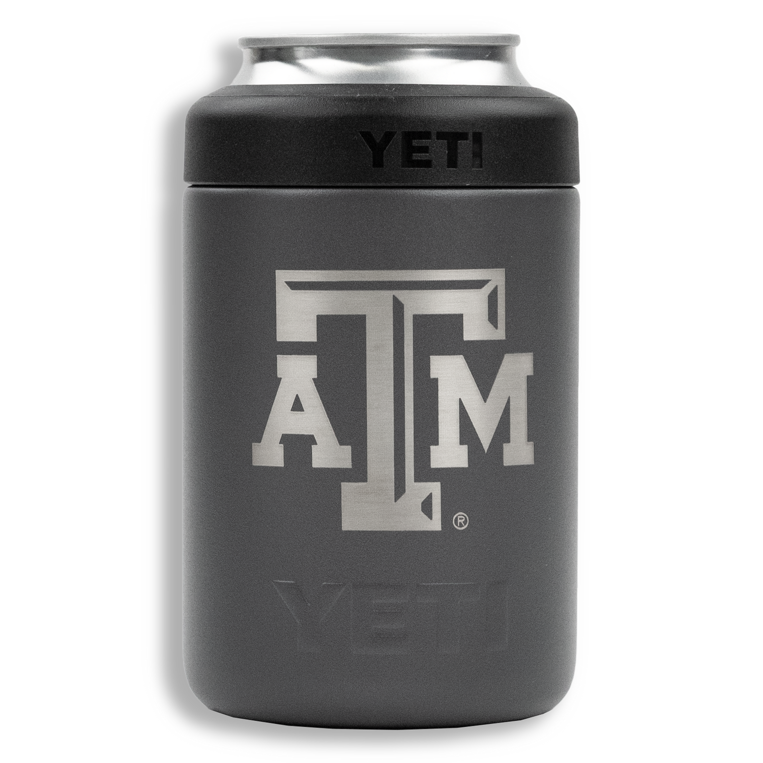 Texas A&M Fx Block Yeti Colster 2.0 Dark Gray Rambler