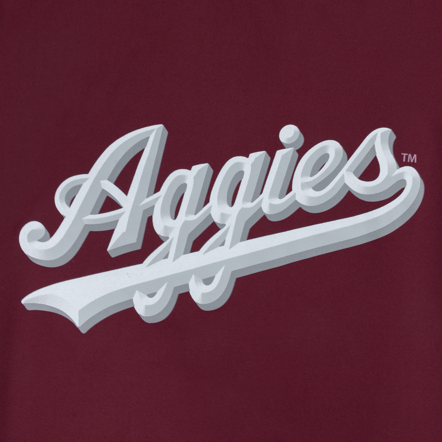 Aggies 3D Script Maroon Performance T-Shirt