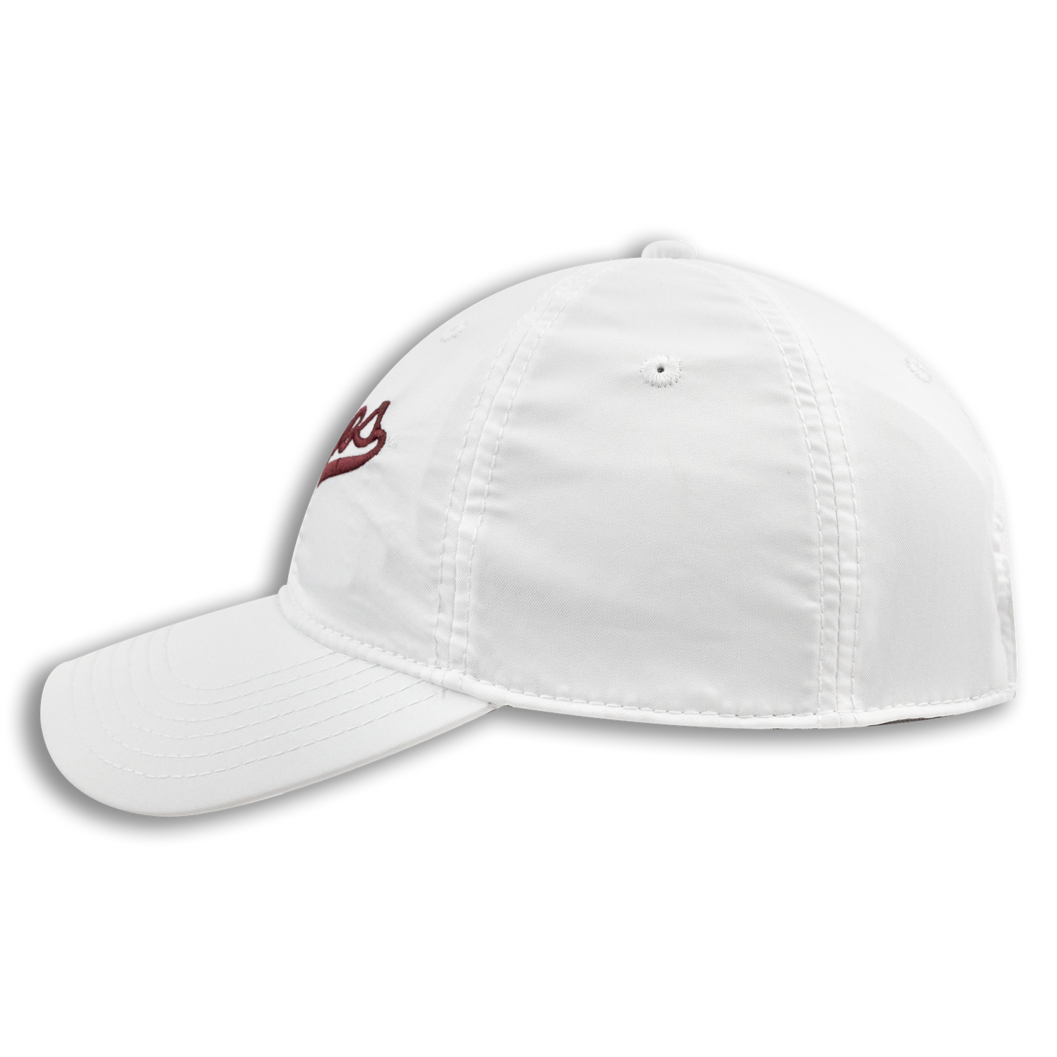 Aggies Script Cool Fit White Hat