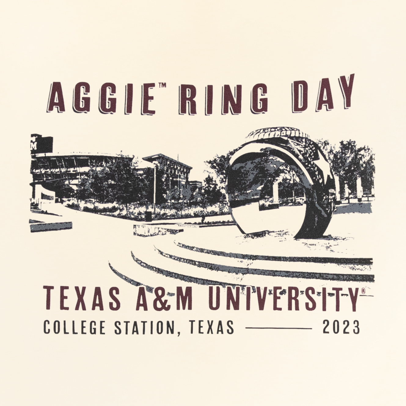 Official Texas A&M 2023 Aggie Ring Day TShirt