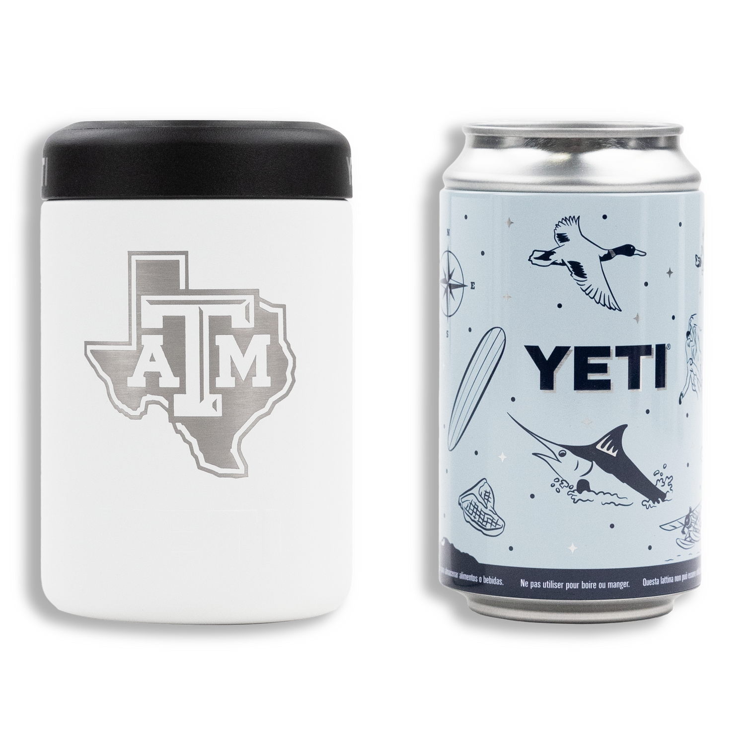 Texas A&M Lonestar Yeti Colster 2.0 White Rambler