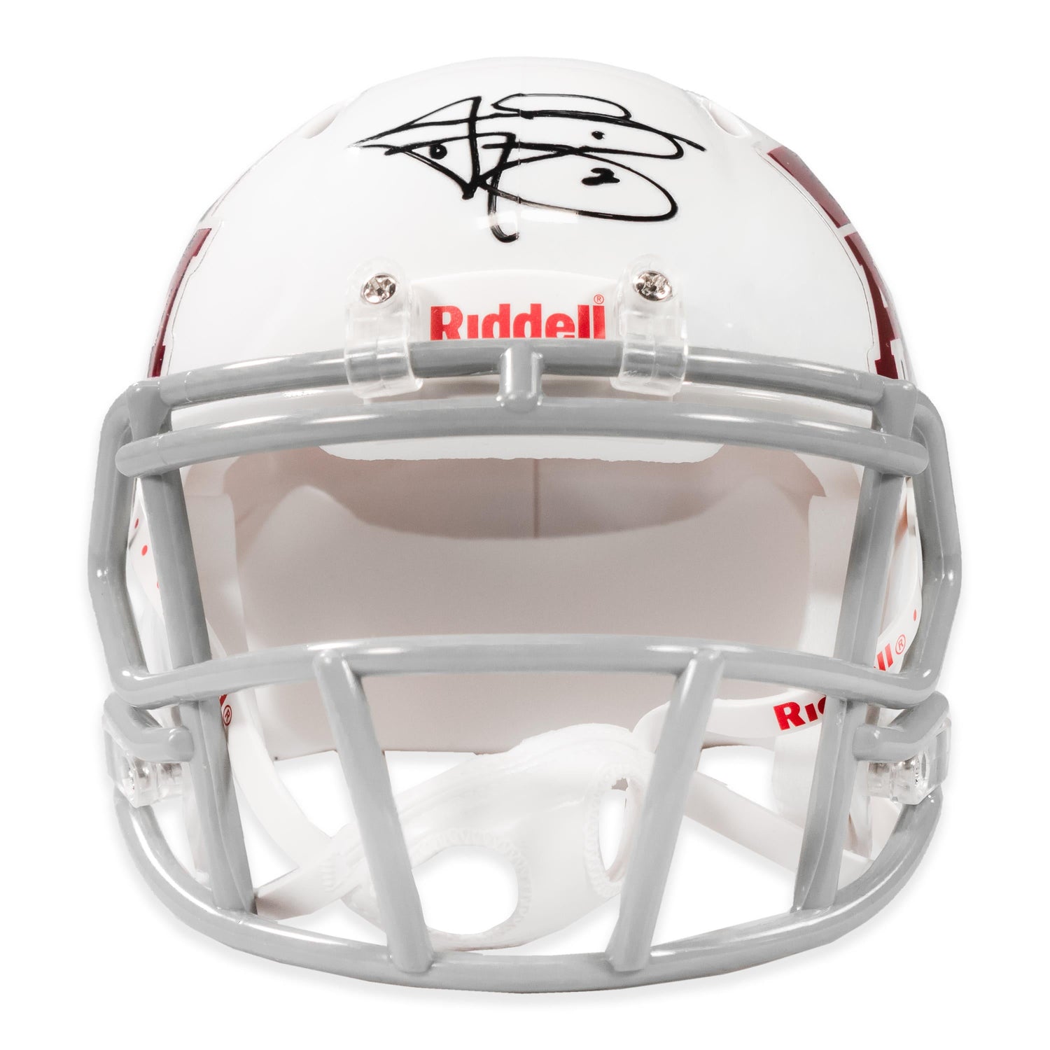 Johnny Manziel Signed White Riddell Mini Helmet