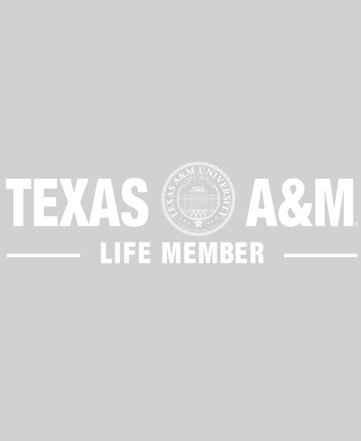 Texas A&M Aggies Life Member Decal
