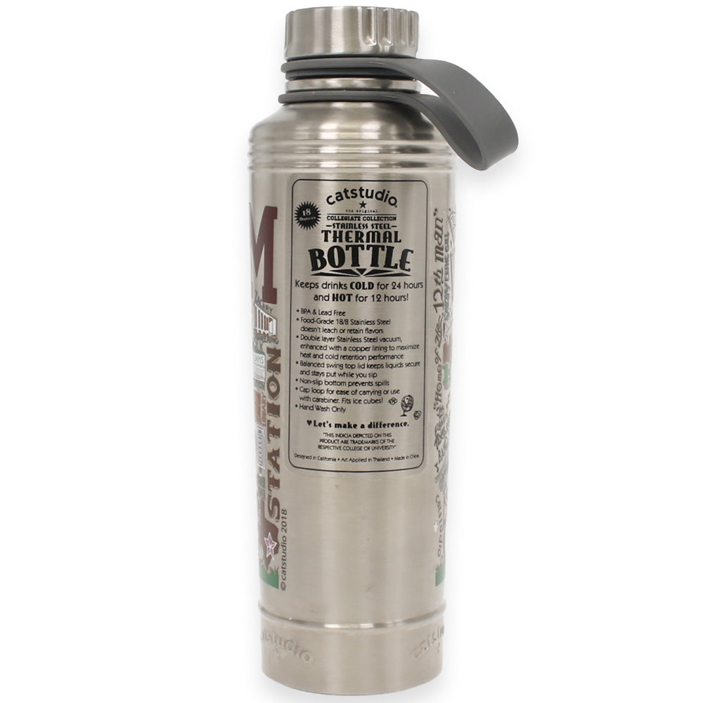 Texas A&M CatStudio Thermal Water Bottle