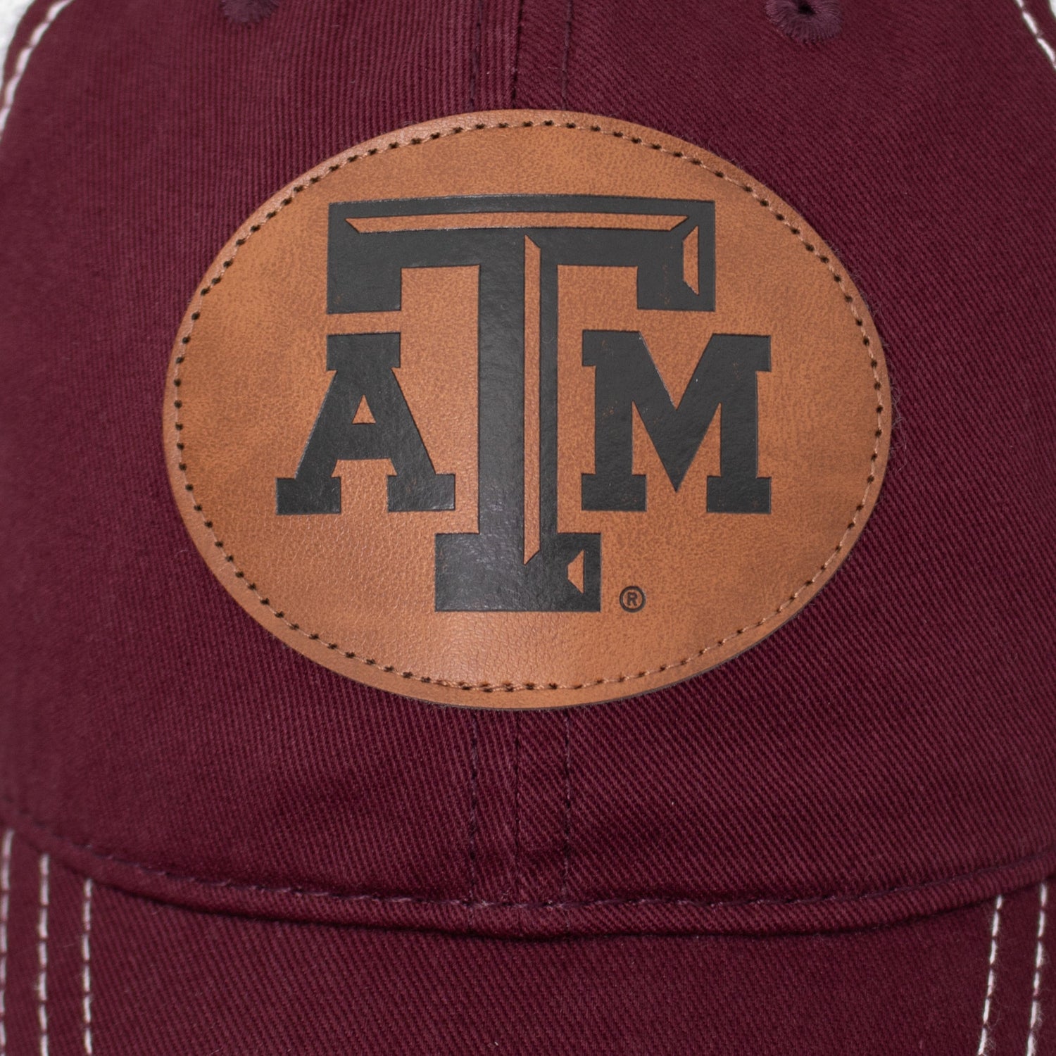 Texas A&M Aggies Fleet Leather Patch Hat