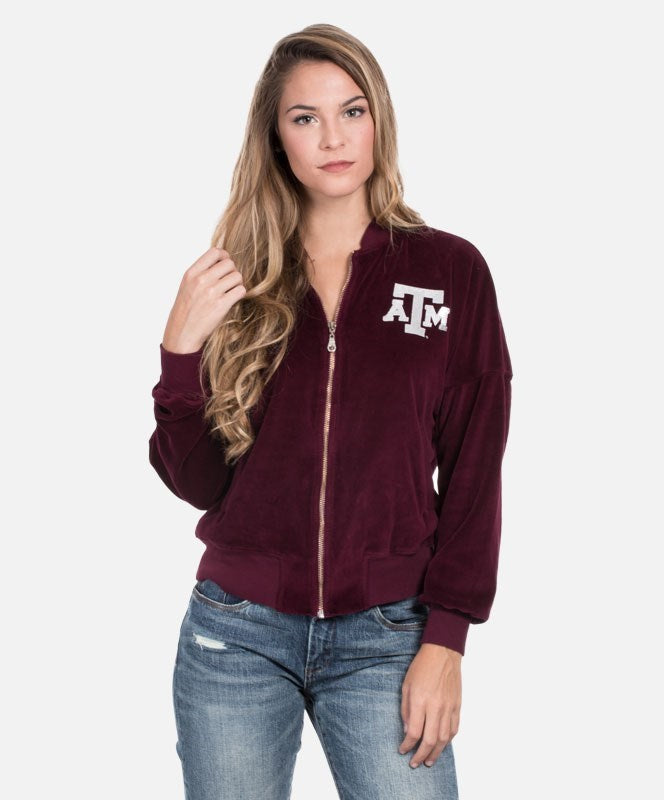 Texas A&M Velour Jacket XXL