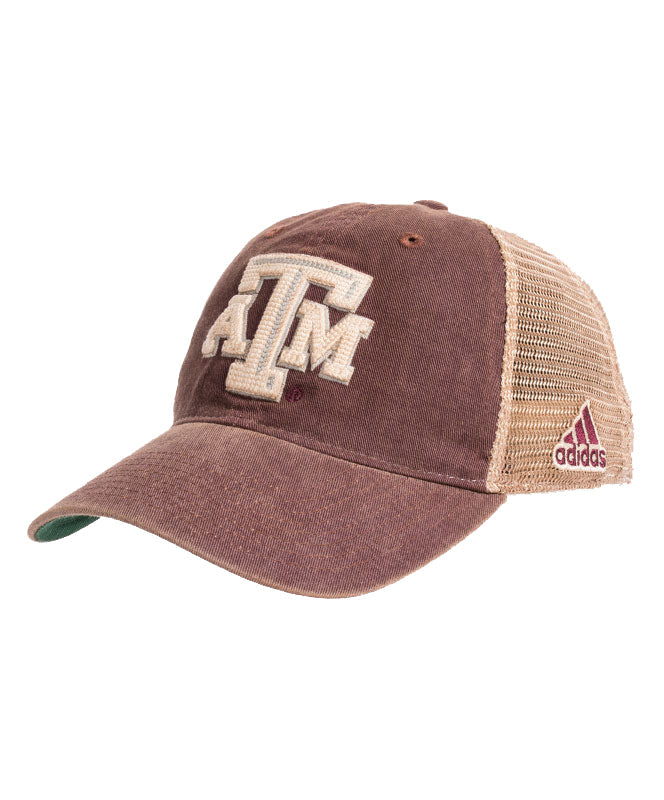 Adidas Texas A&M Block Adjustable Slouch Cap
