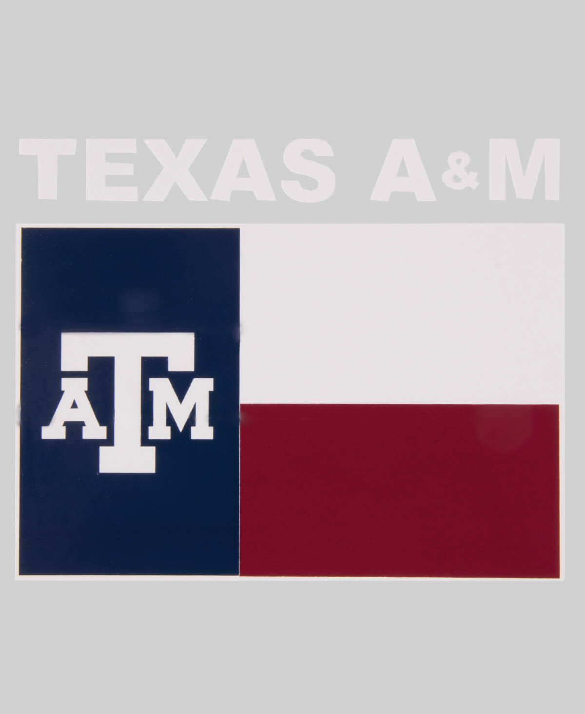 State of Texas A&M Flag Decal