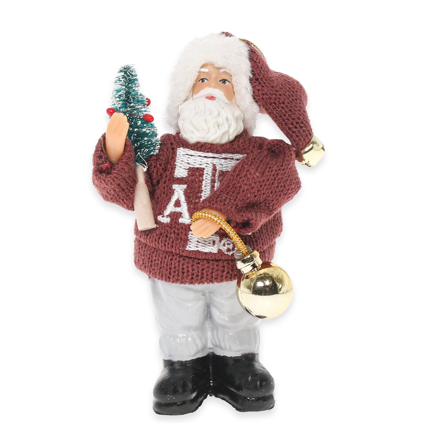 Texas A&M Santa Ornament