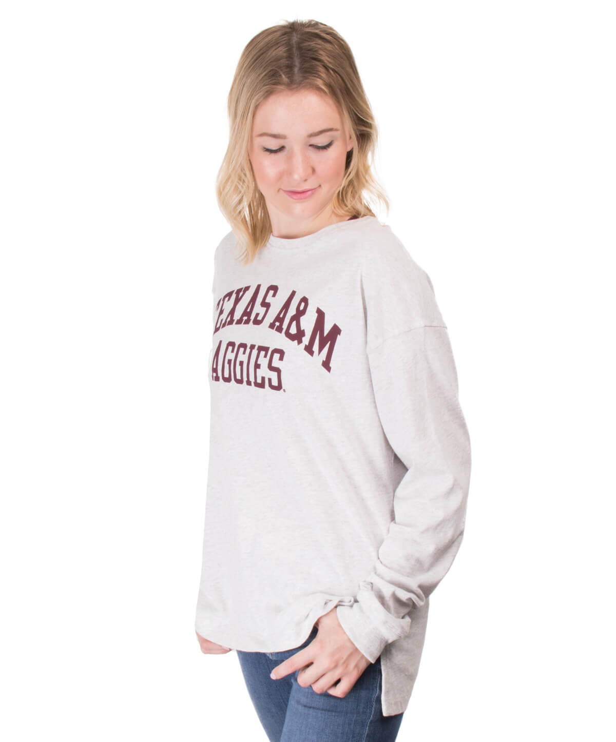 Texas A&M Women's Clothesline Cotton Long Sleeve T-Shirt
