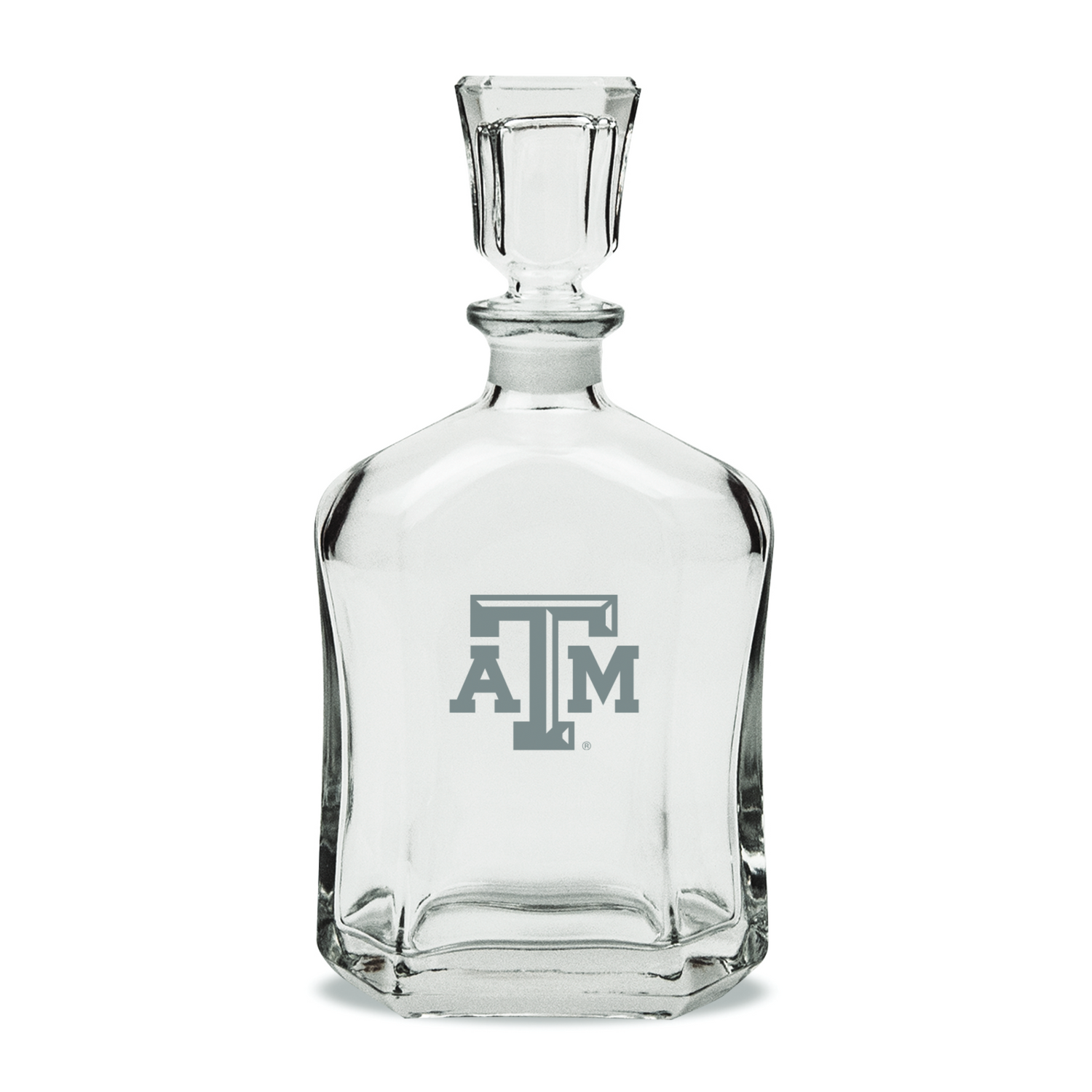 DROPSHIP ITEM: Texas A&M 23.75oz Crystal Whiskey Decanter