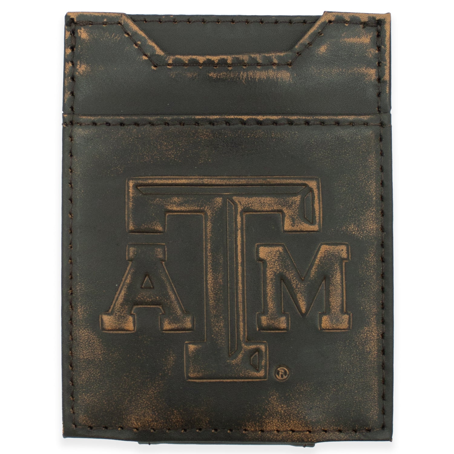 Texas A&M Embossed Front Pocket Wallet