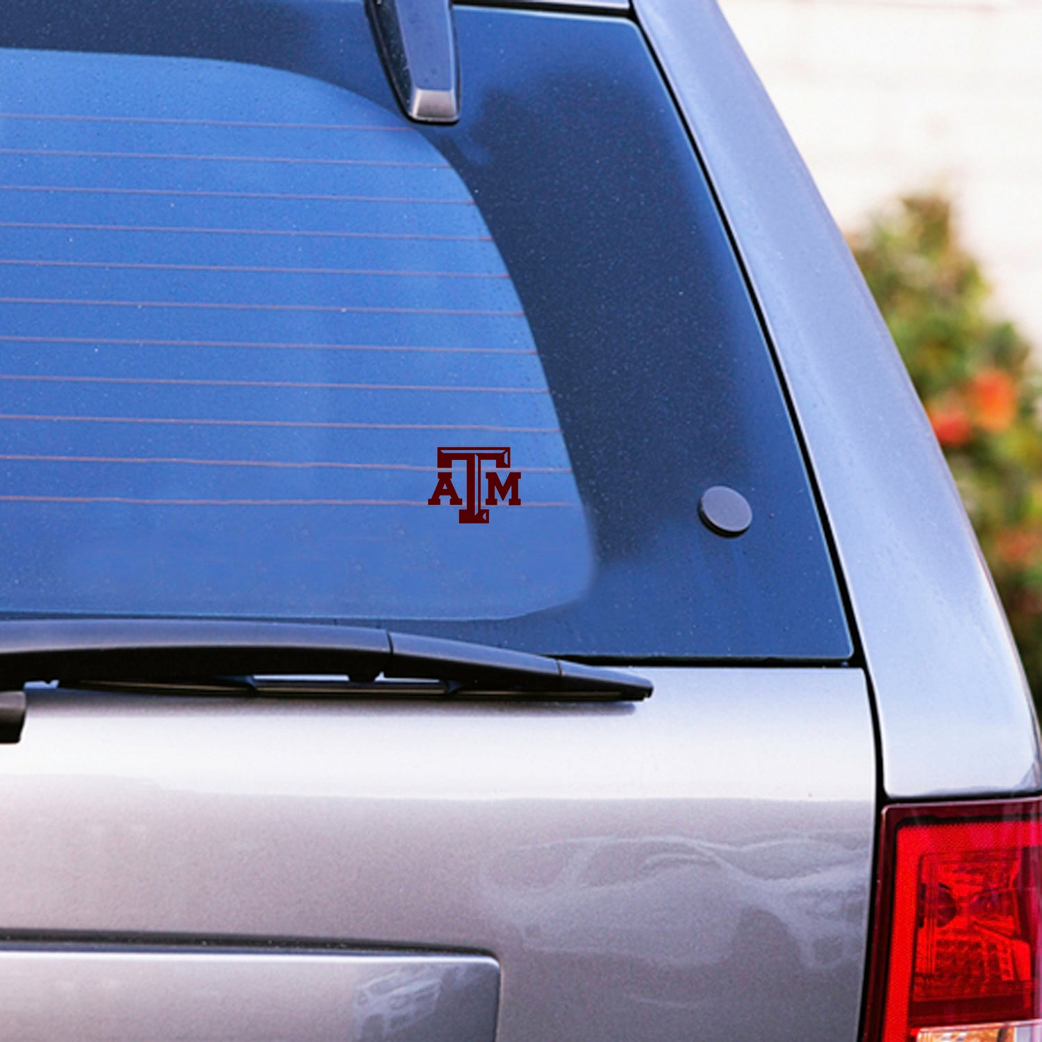 Texas A&M Aggie Small Beveled Maroon Decal