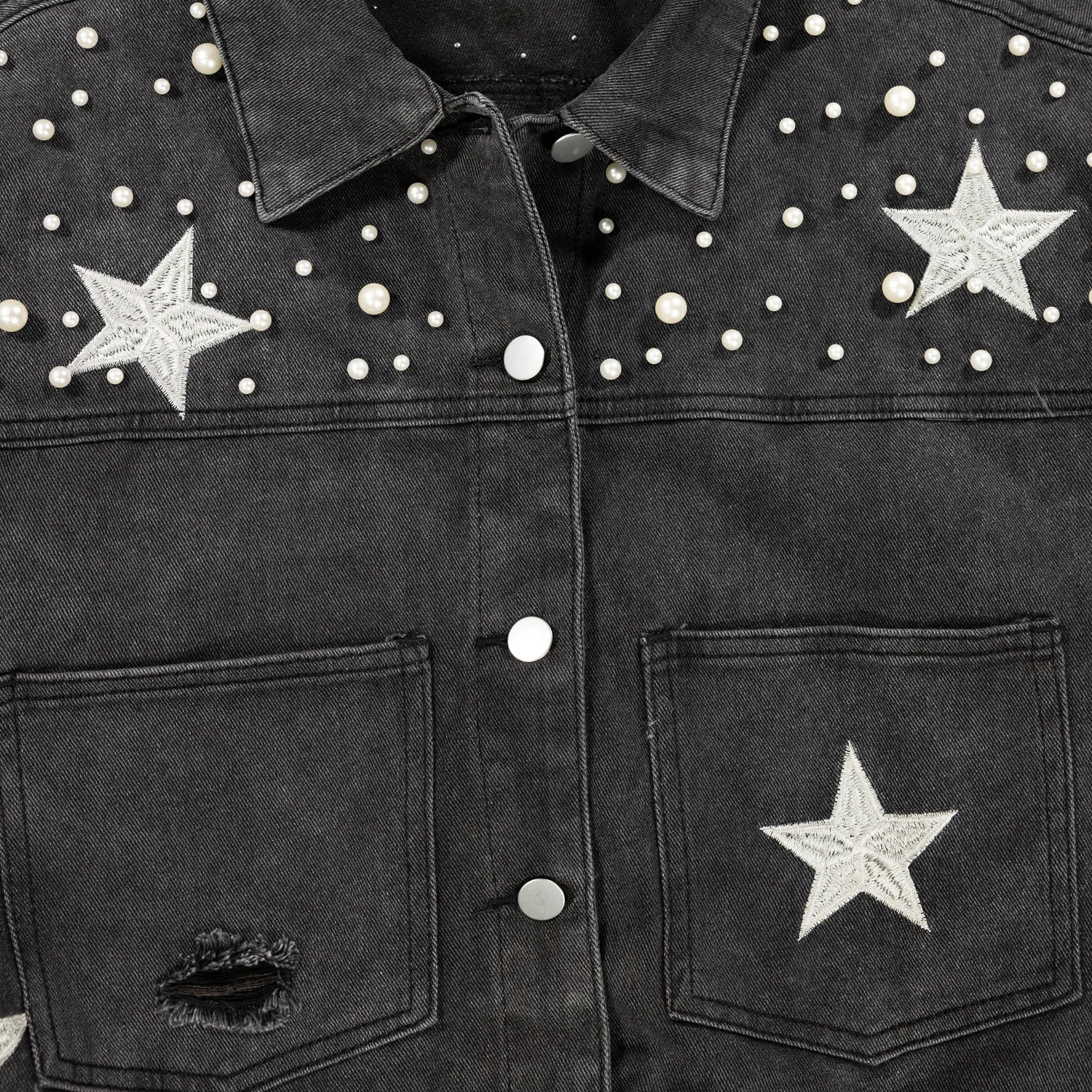 Star & Pearl Denim Jacket