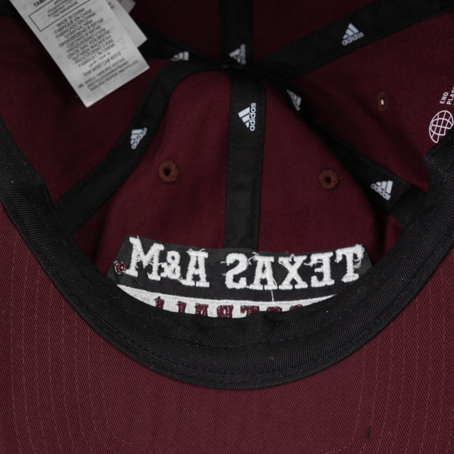 Texas A&M Football Maroon Adidas Slouch Cap