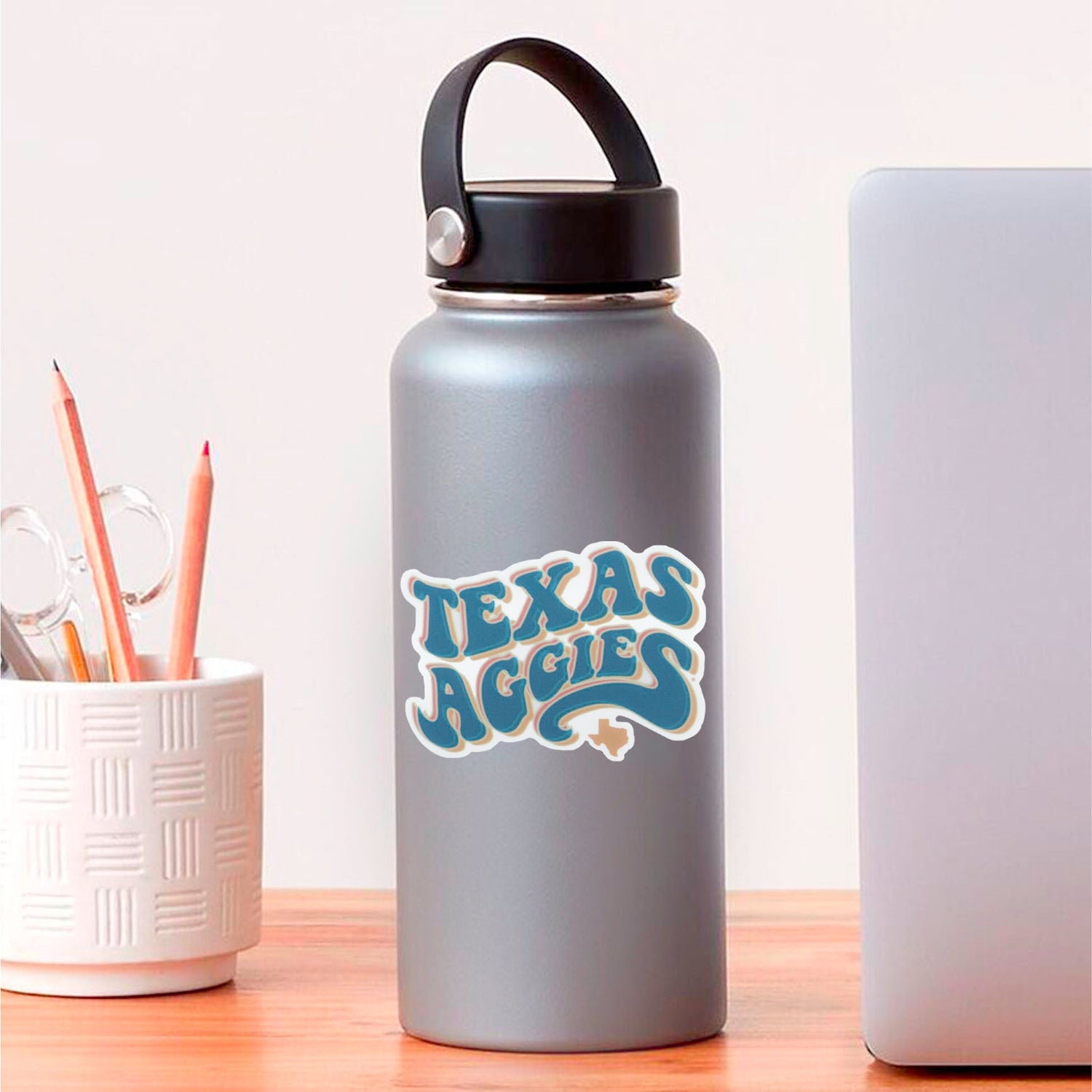Texas A&M Fuzzy Bubble Dizzler Sticker