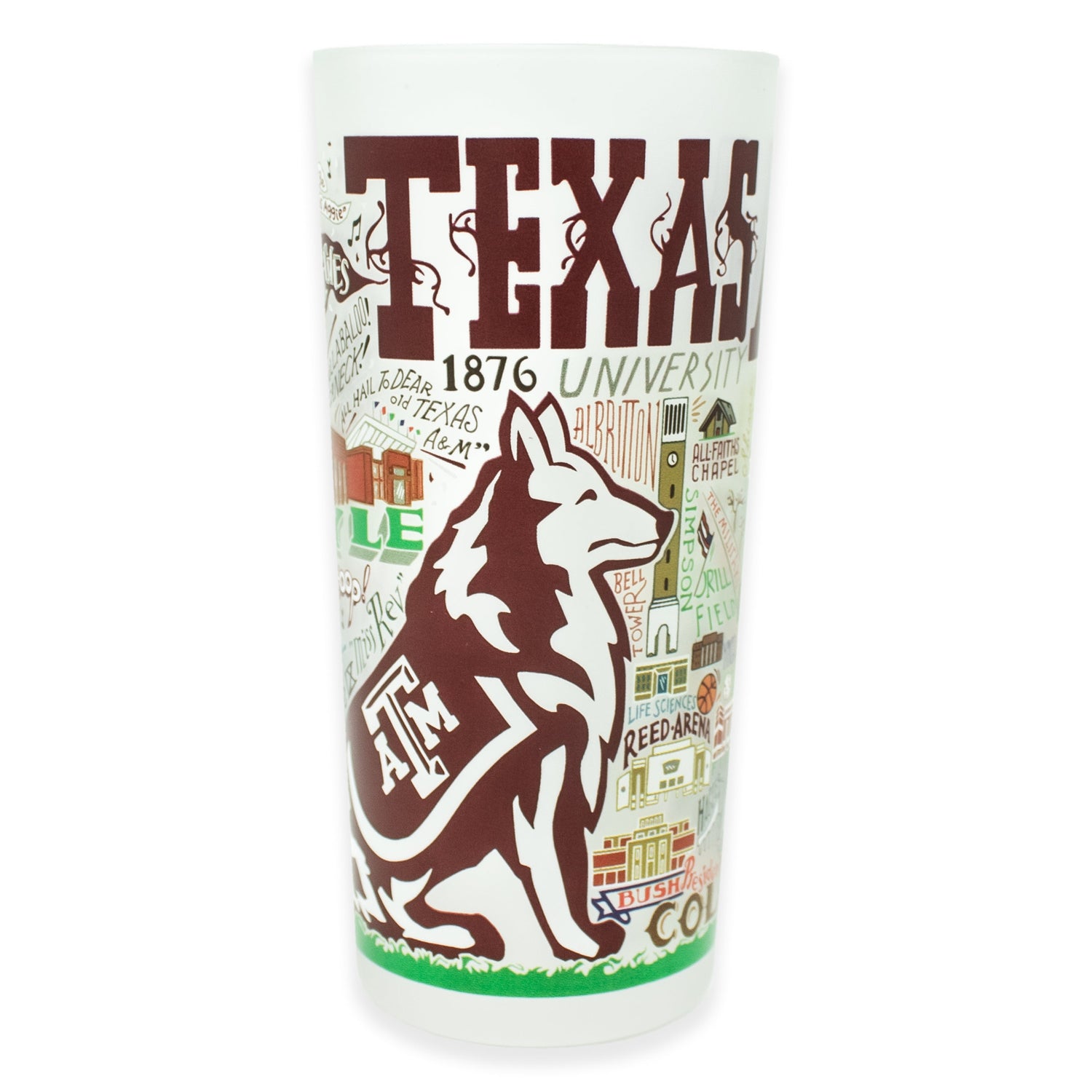 Texas A&M Catstudio Glass