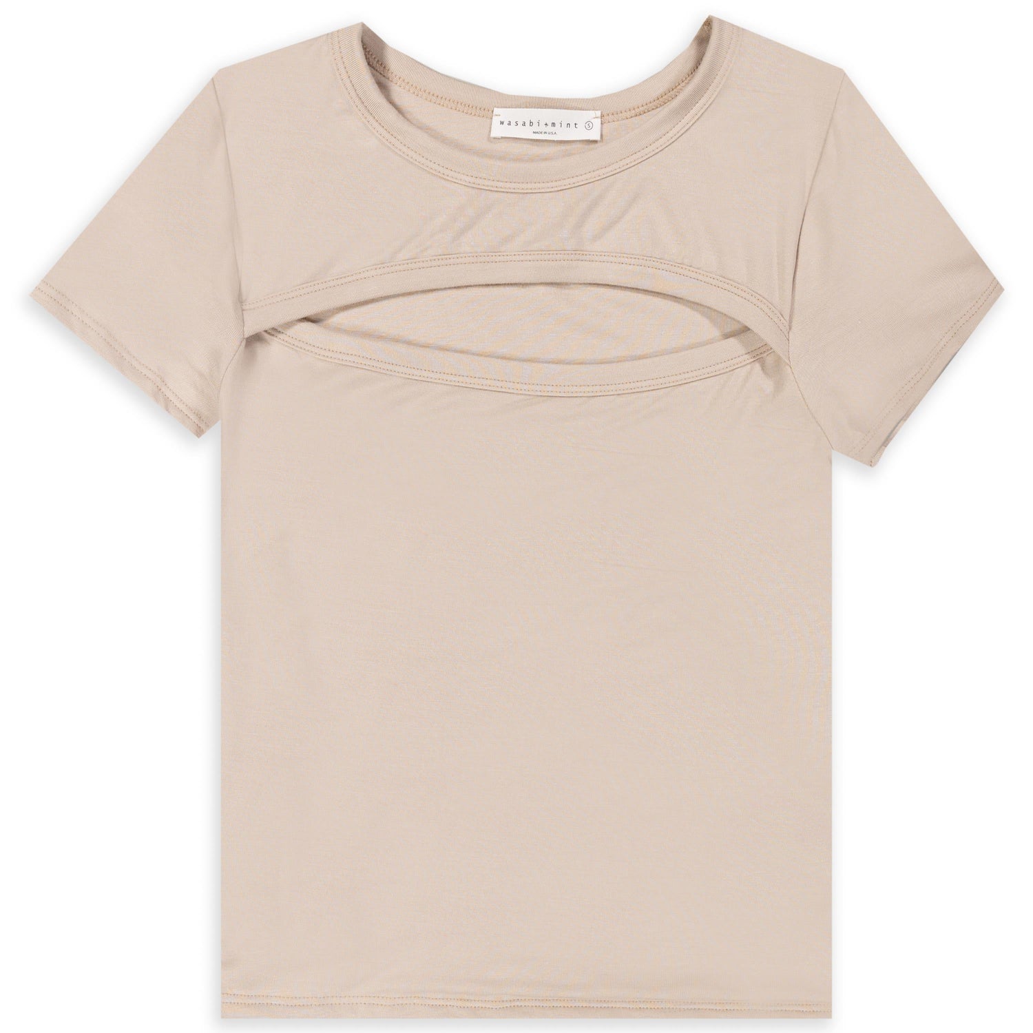 Chest Slit Layered Top