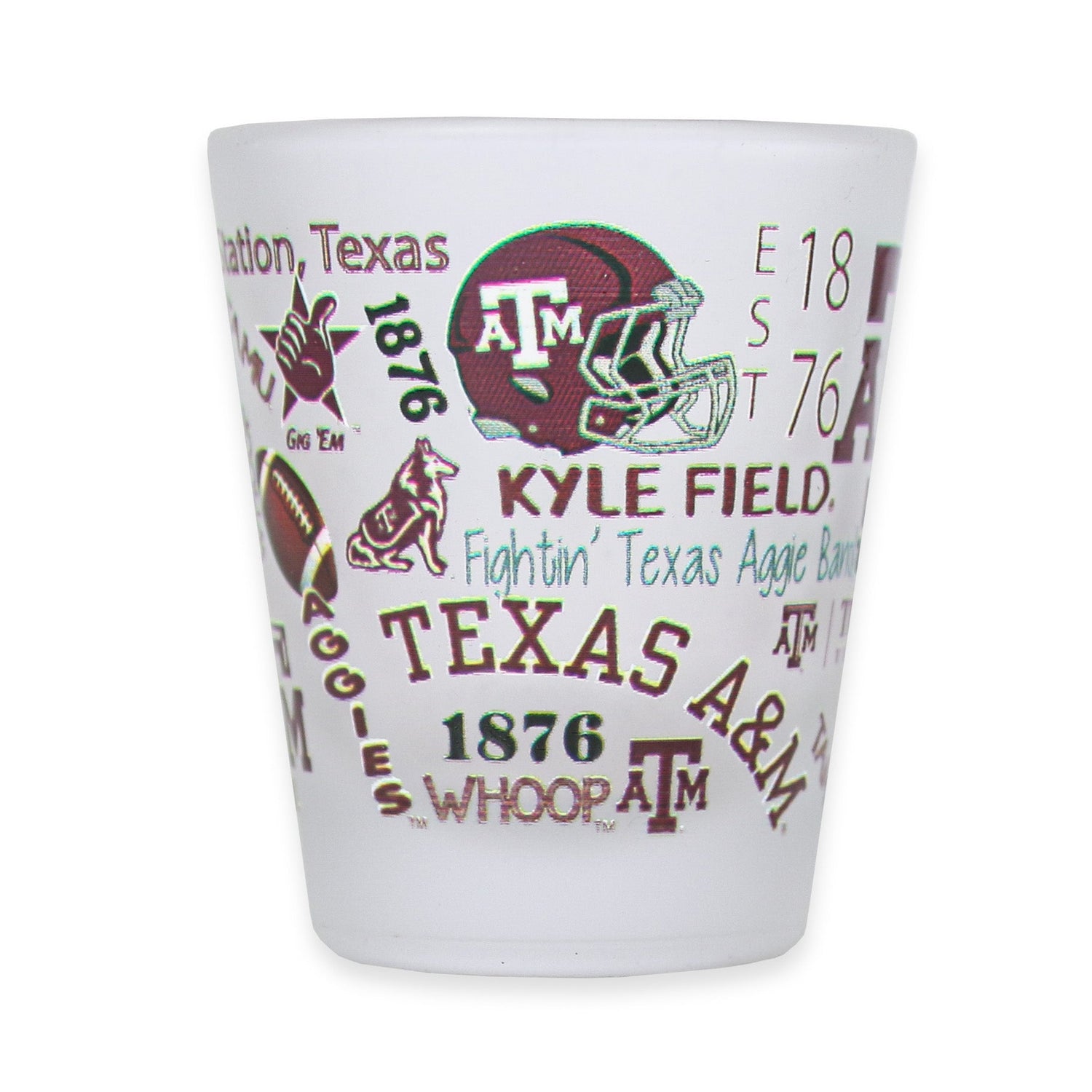 Texas A&M Aggies Frosted Shot Glass